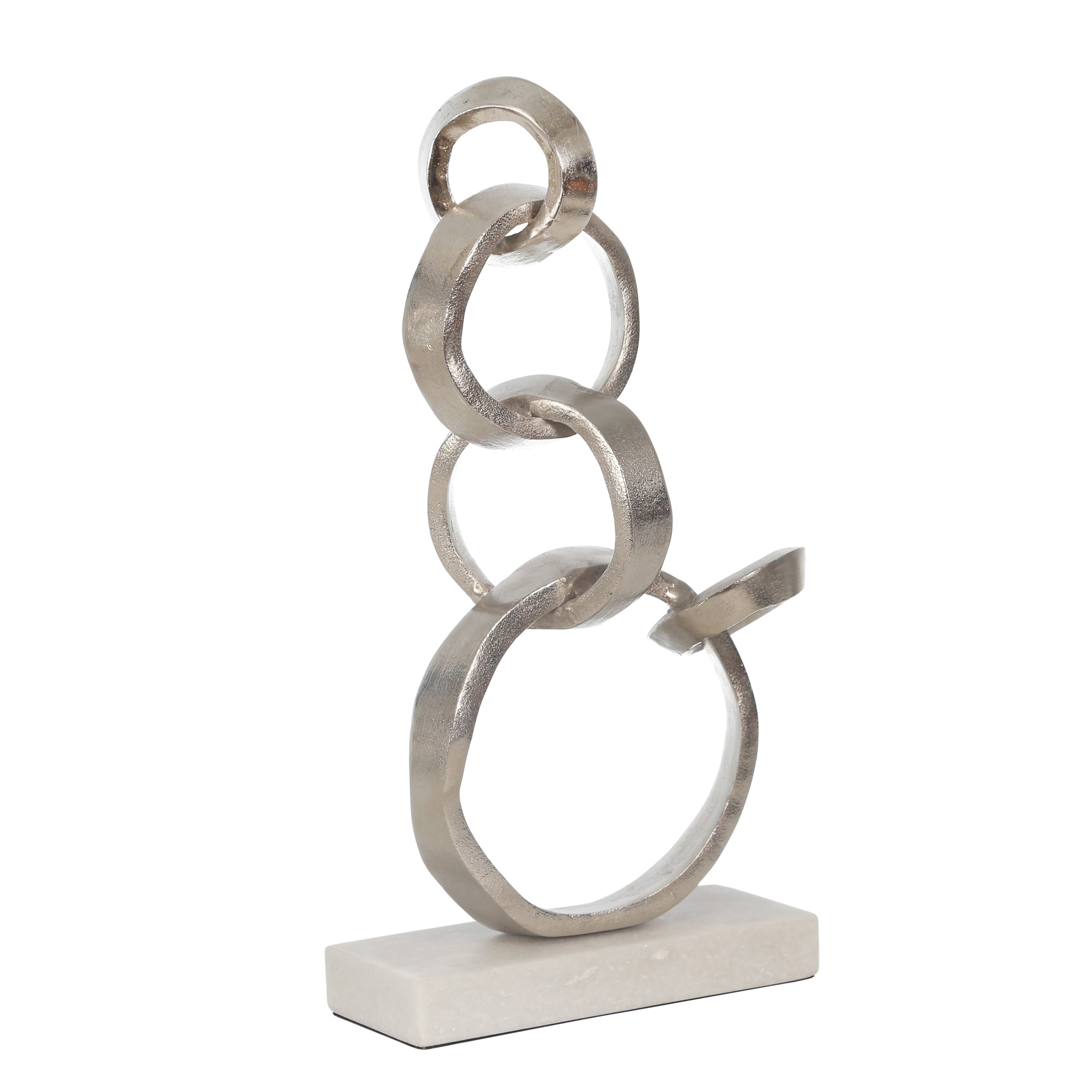 Sagebrook Home 13533-01 Silver Aluminum Modern Sculpture