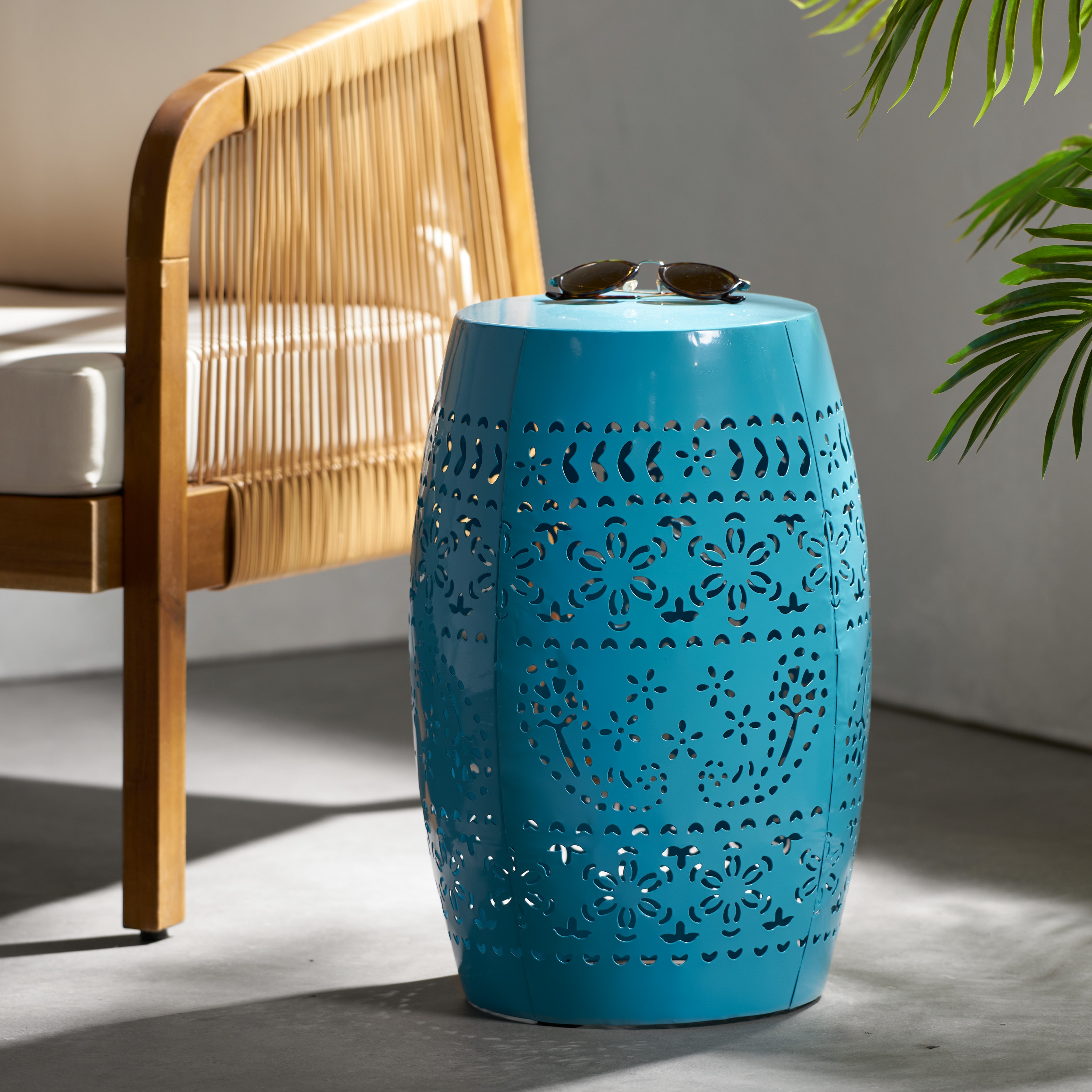 AHIOU HOME ZAAHG-61304.00BLUGS Garden-Stools - View #4