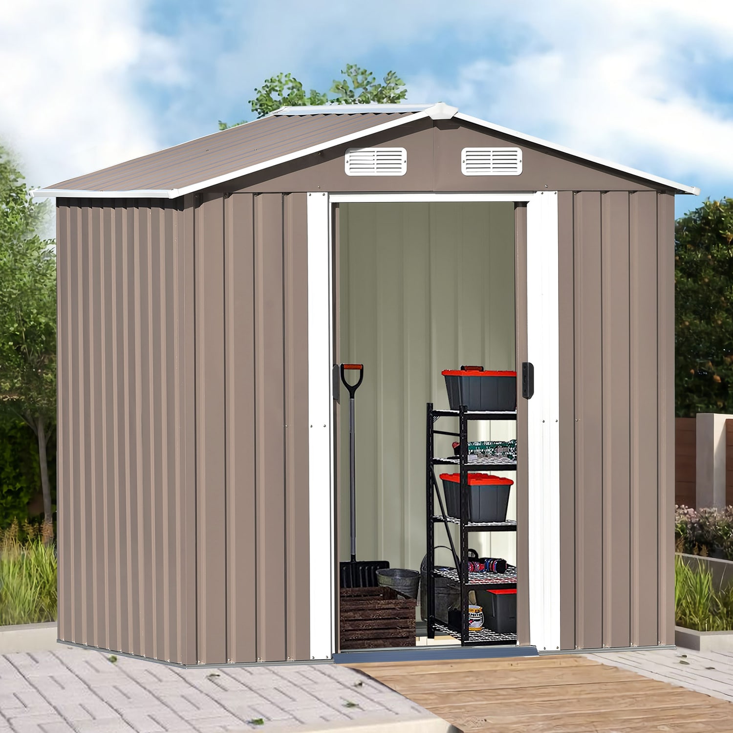 Bybafun YA0100091 Metal-Storage-Buildings-Sheds - View #18