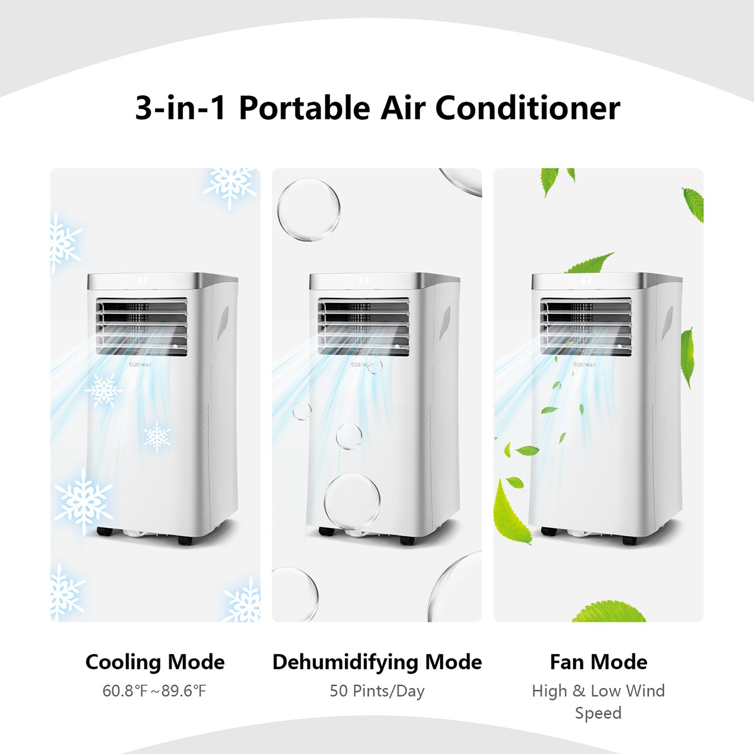 Costway CSHY001157 Portable-Air-Conditioners - View #3