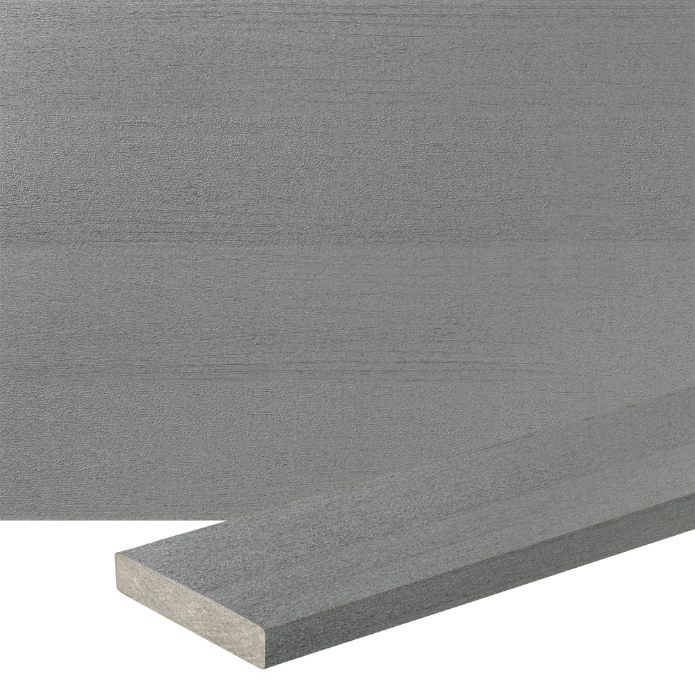 TimberTech TC5420SA Terrain 1-in x 6-in x 20-ft Stone Ash Square Composite Deck board