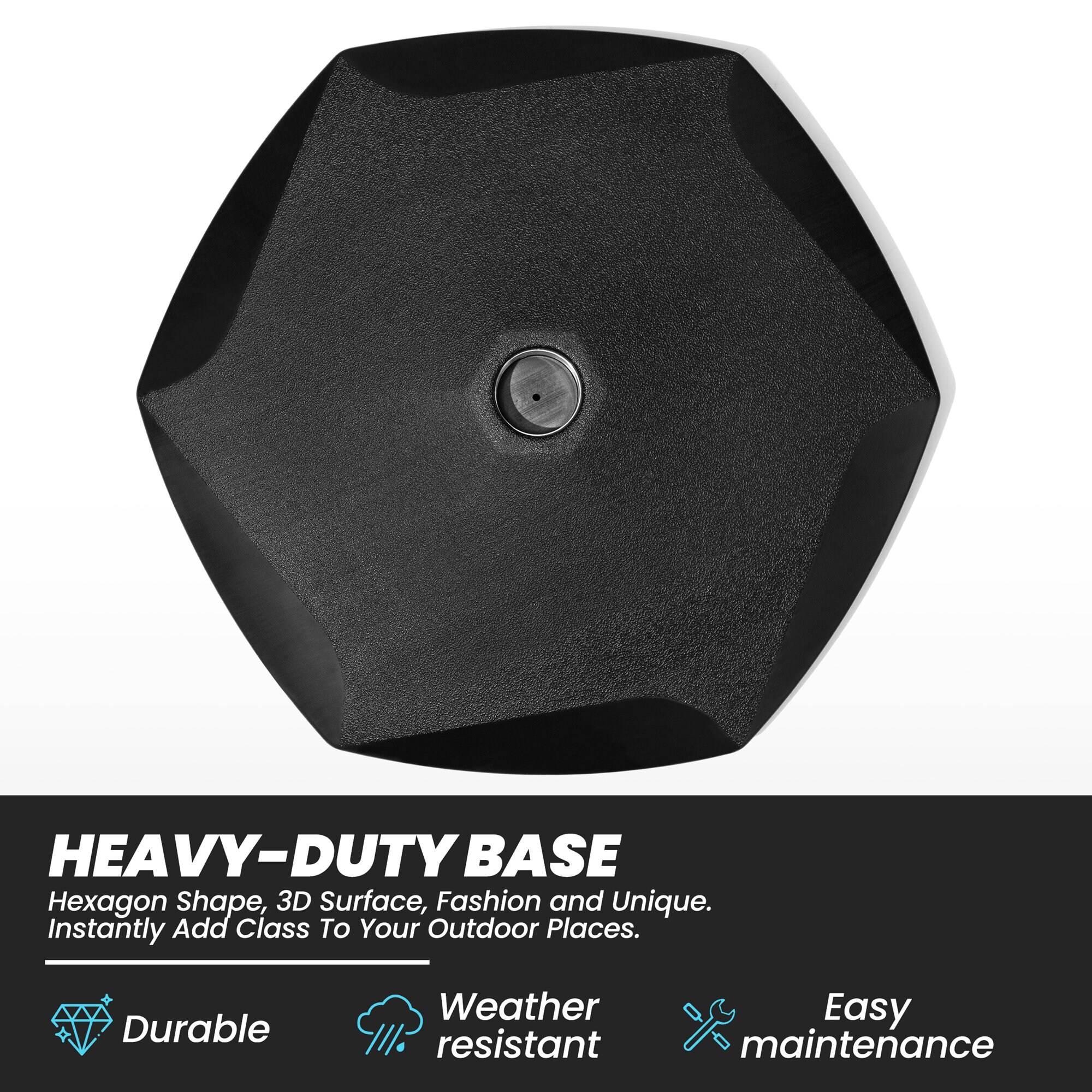 Crestlive Products CL-UB021BLK Umbrella-Bases - View #4