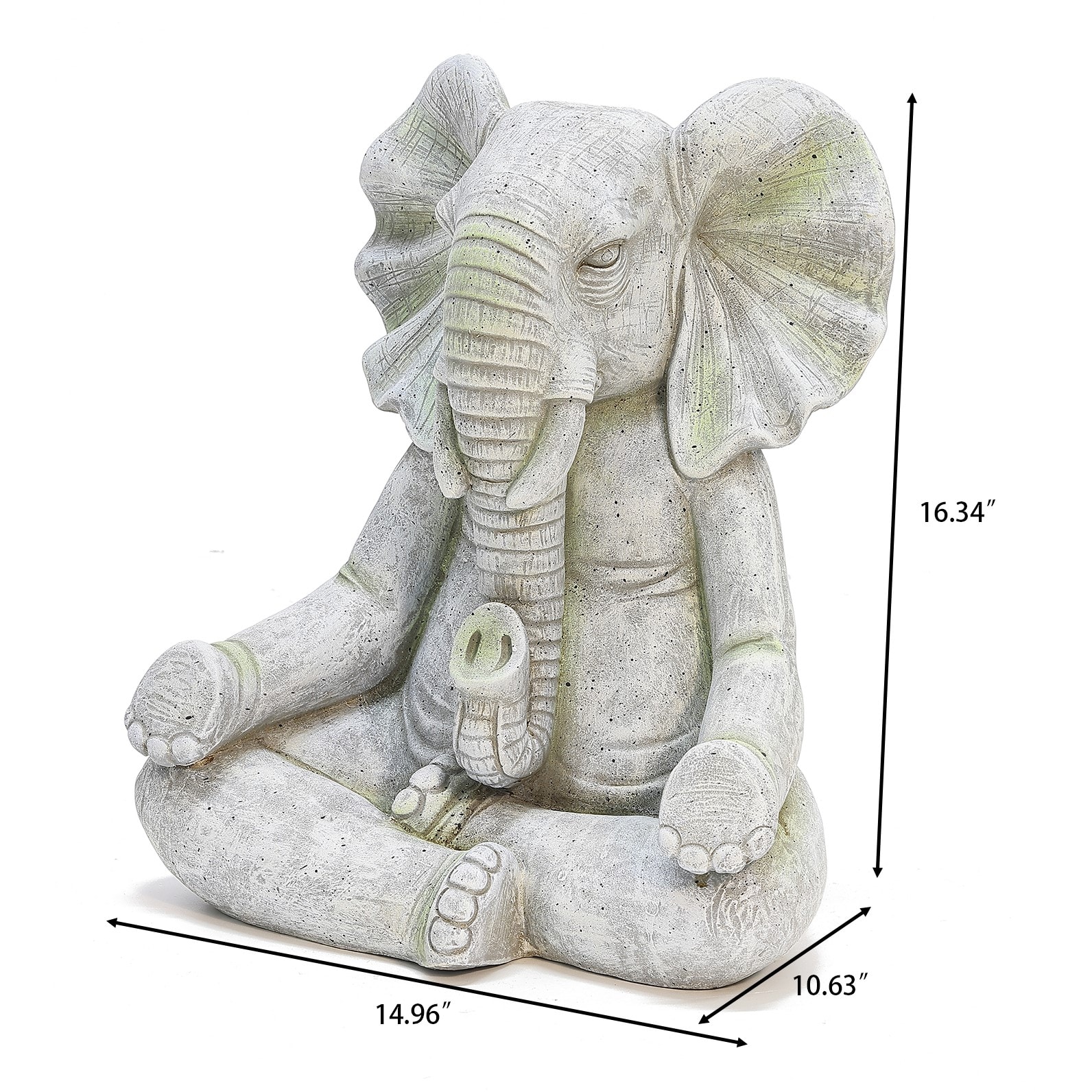 LuxenHome WHST1754 Garden-Statue - View #10