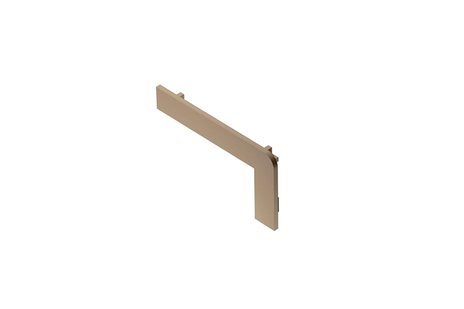Schluter Systems E/TV60HB Trep-V 1.25-in W x 2.375-in L Light beige PVC End caps Tile Edge Trim