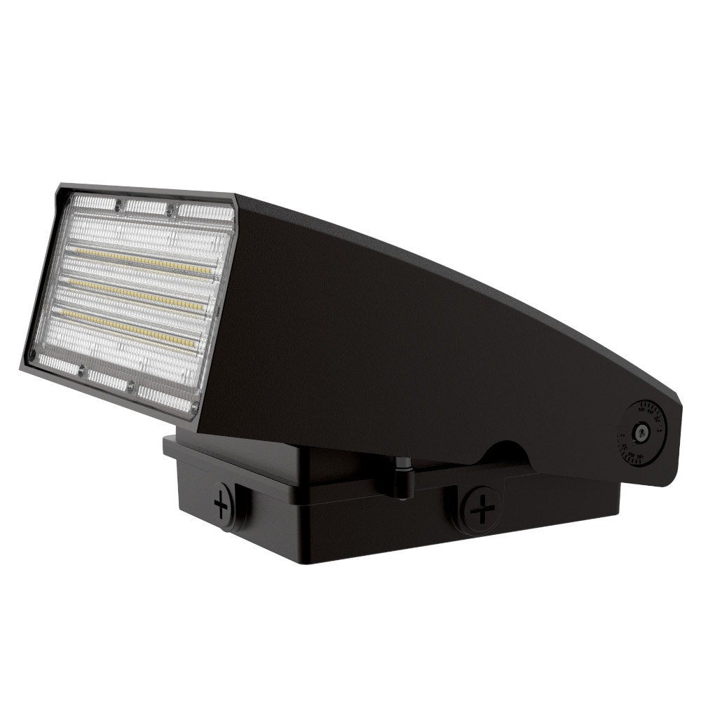 J&H LED JH-NWP60W-27R 450 -Watt EQ Bronze Hardwired LED Outdoor Wall Pack Light 7200 -Lumen