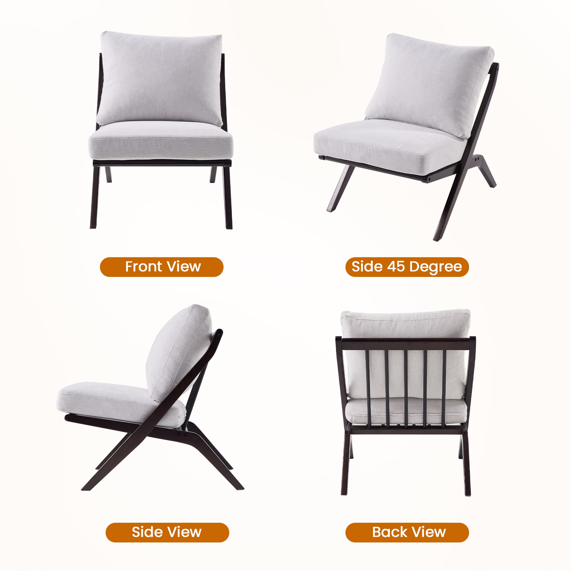 JEAREY JE-HMLG-WH-T Patio-Chairs - View #6