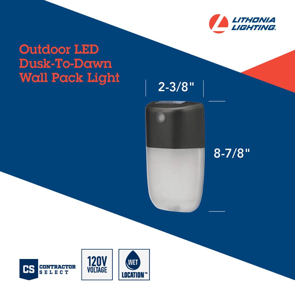 Lithonia Lighting OVWPLED40K120PEDDBM4 Outdoor-Wall-Lighting - View #12