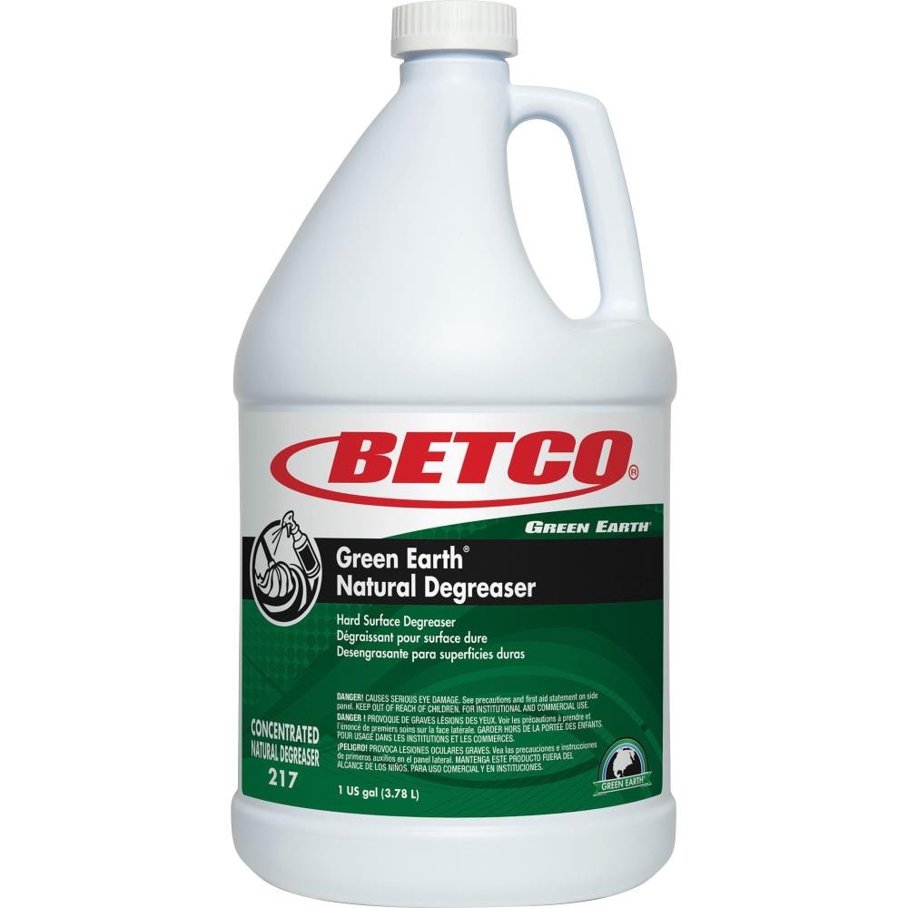 Natural Degreaser - Concentrate Liquid - 1 gal - Eco-Friendly - Removes Oils, Inks, Greases - Effective & Economical - Dark Green | - Betco BET2170400