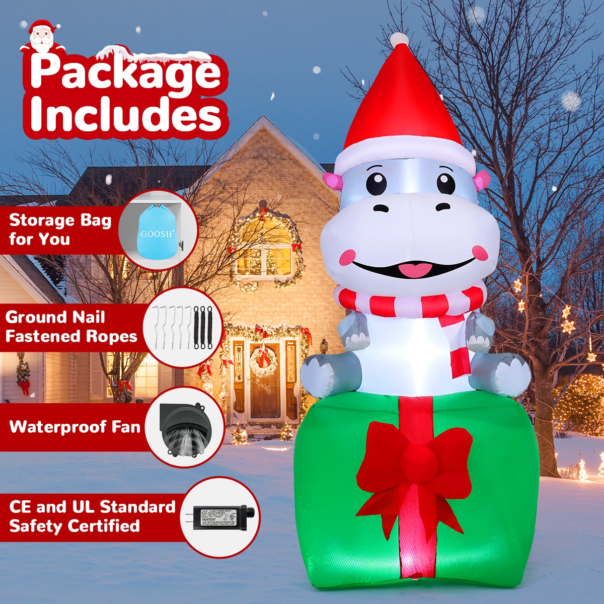 GOOSH DJ-SD-27531 Christmas-Inflatables - View #4