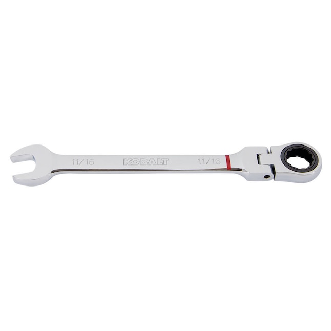 Kobalt 11/16-in 12-point Standard (SAE) Flexible Head Ratchet Wrench Kobalt 11/16-in 12-point Standard (SAE) Flexible Head Ratchet Wrench