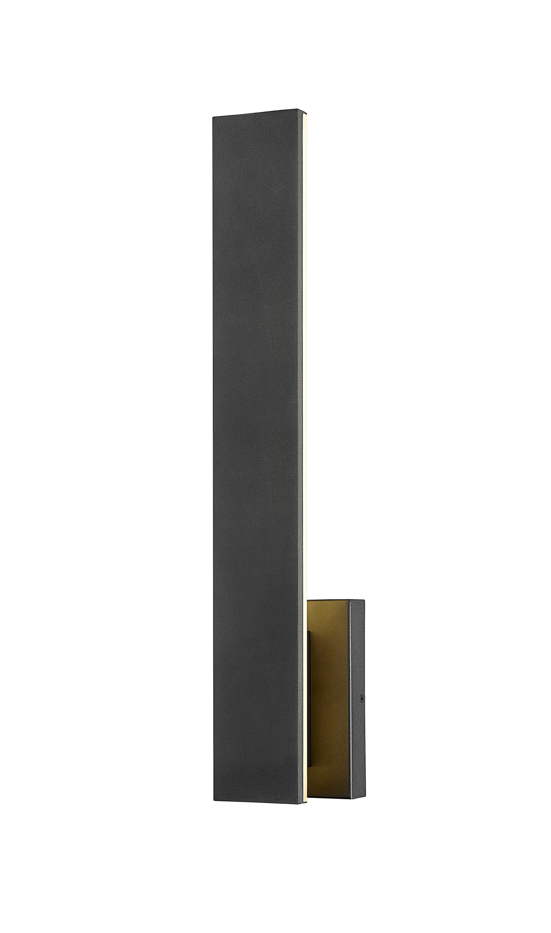 Z-Lite 5007-24BK-LED Stylet 24-in H Black Hardwired Integrated LED Outdoor Wall Light