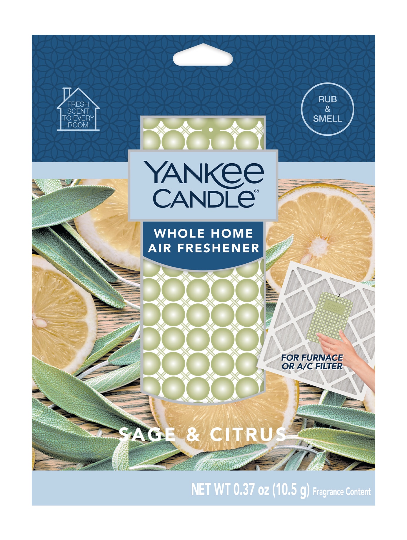 Yankee Candle Sage & Citrus Whole Home Air Freshener 0.37 oz