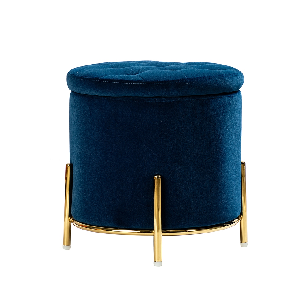 14 Karat Home OTDT0247-NAVY Indoor-Ottomans - View #6