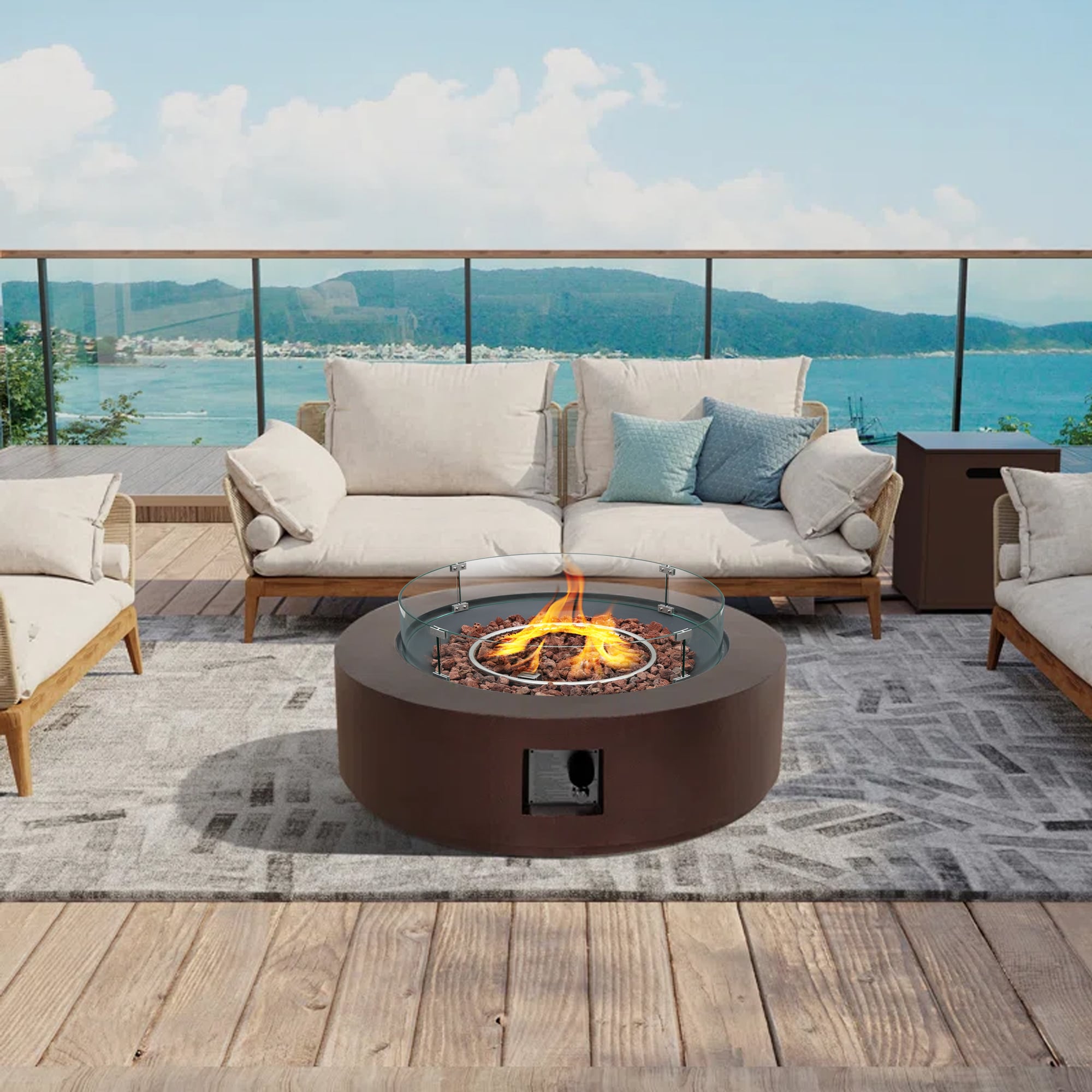 Patio Watcher LS-42KD-DG-B Outdoor-Gas-Firepits - View #2