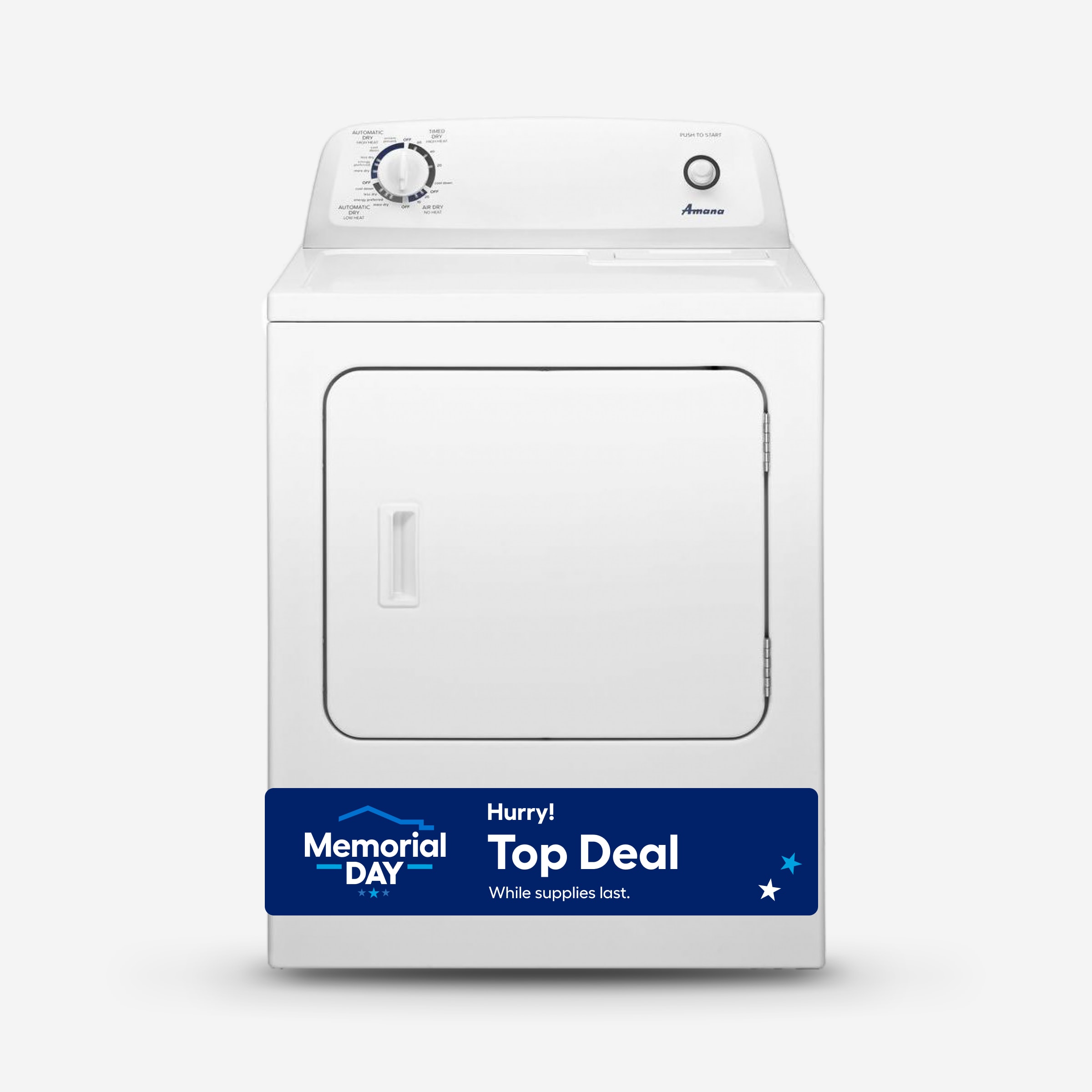 Amana NGD4655EW 6.5-cu ft Vented Gas Dryer ( White )
