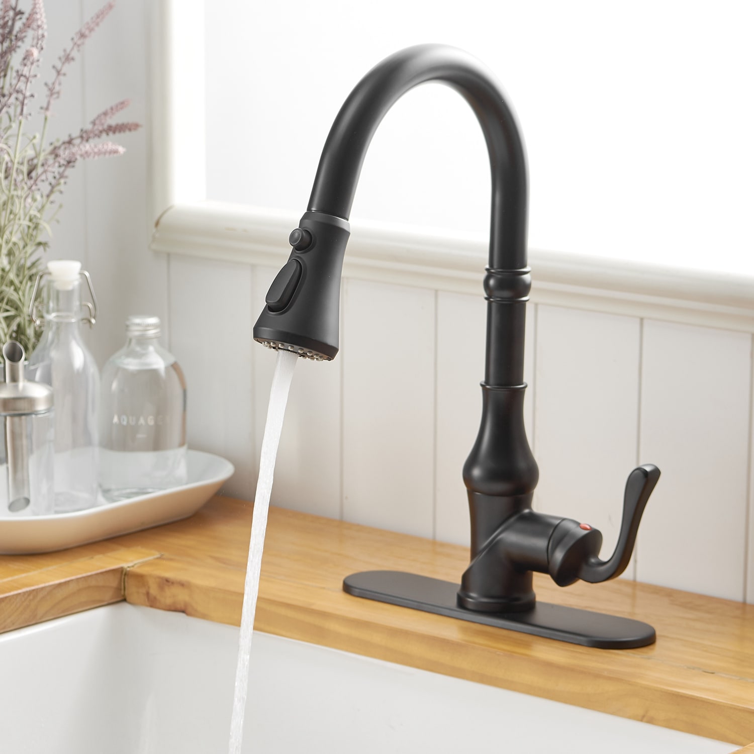 BWE A-94552-BLACK Kitchen-Faucets - View #3