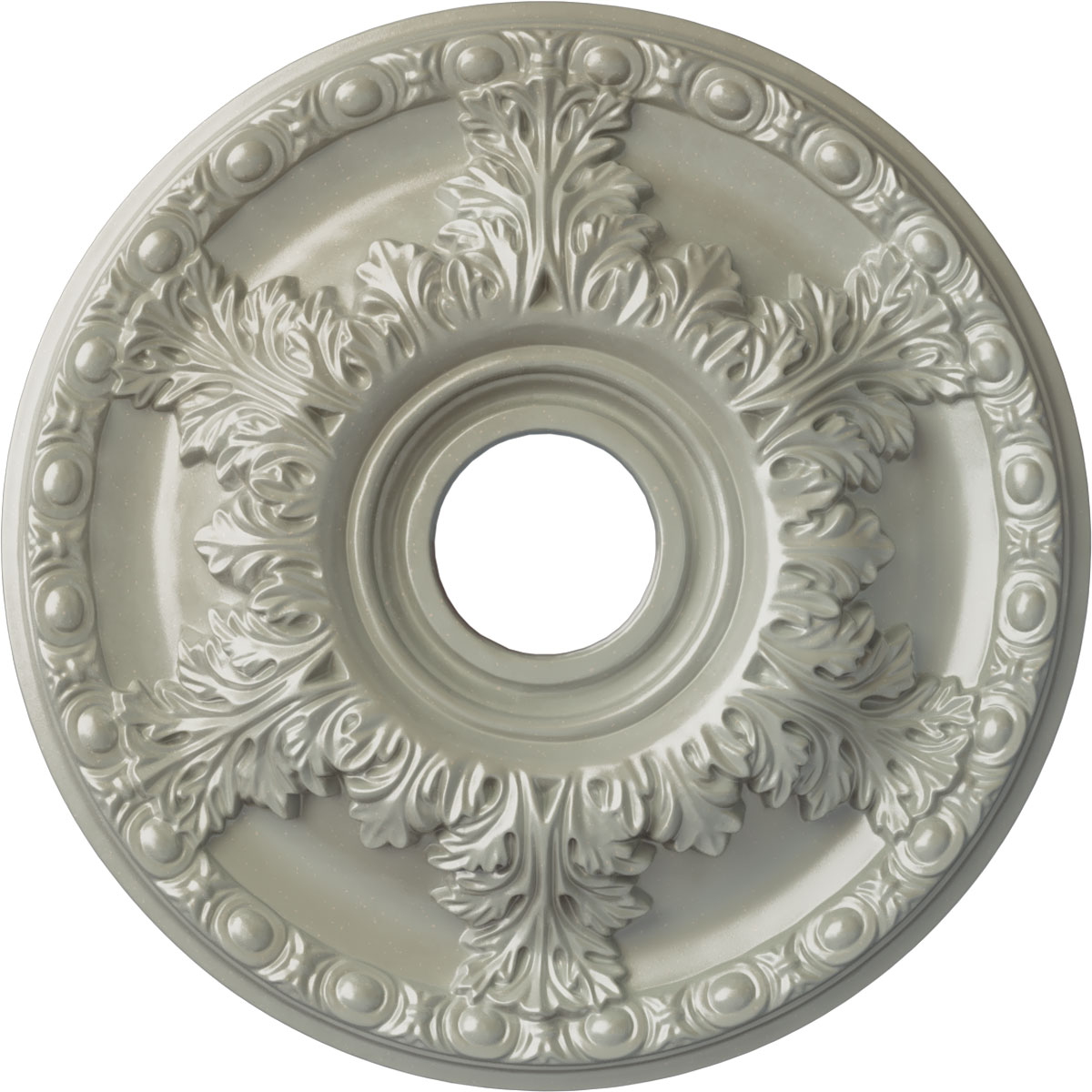 Ekena Millwork CM18GAFCS Granada 18-in W x 18-in L Painted Flash Copper Polyurethane Split Ceiling Medallion