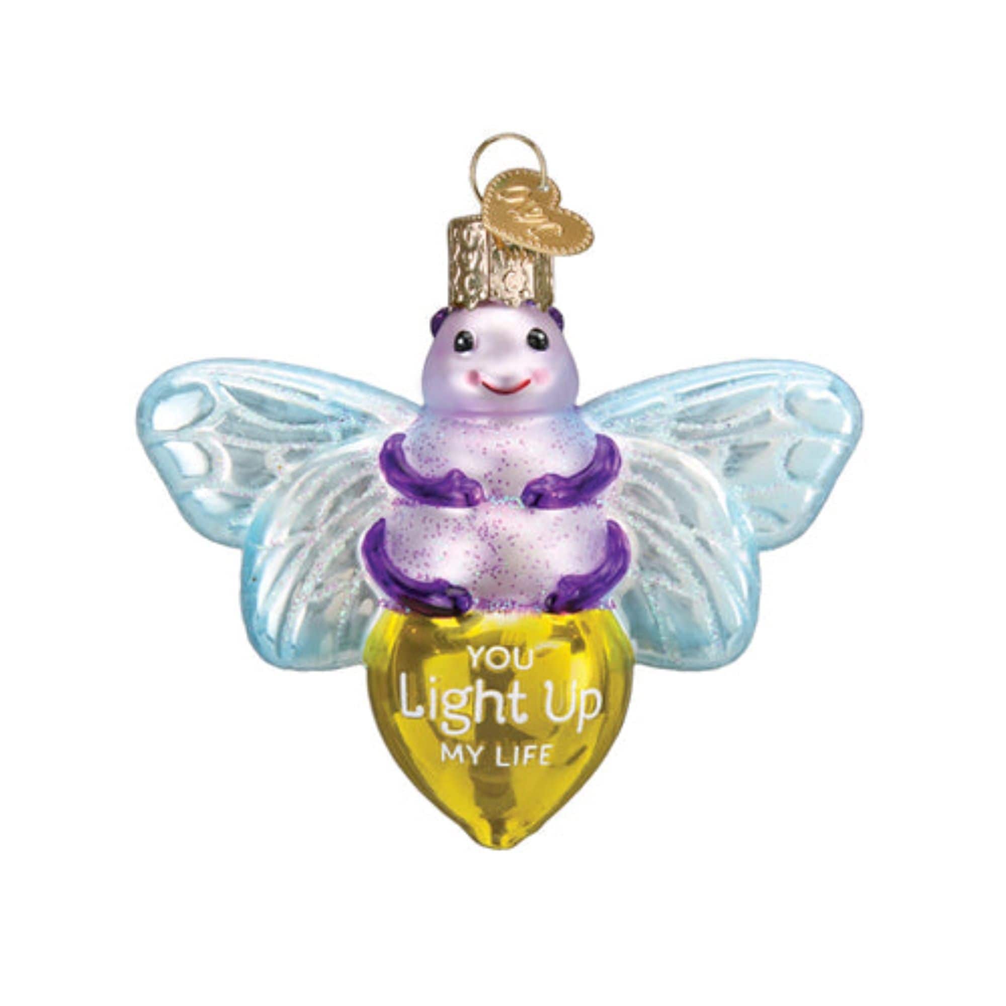 Old World Christmas 729343126764 Blown Glass Ornament for Christmas Tree - You Light up My Life