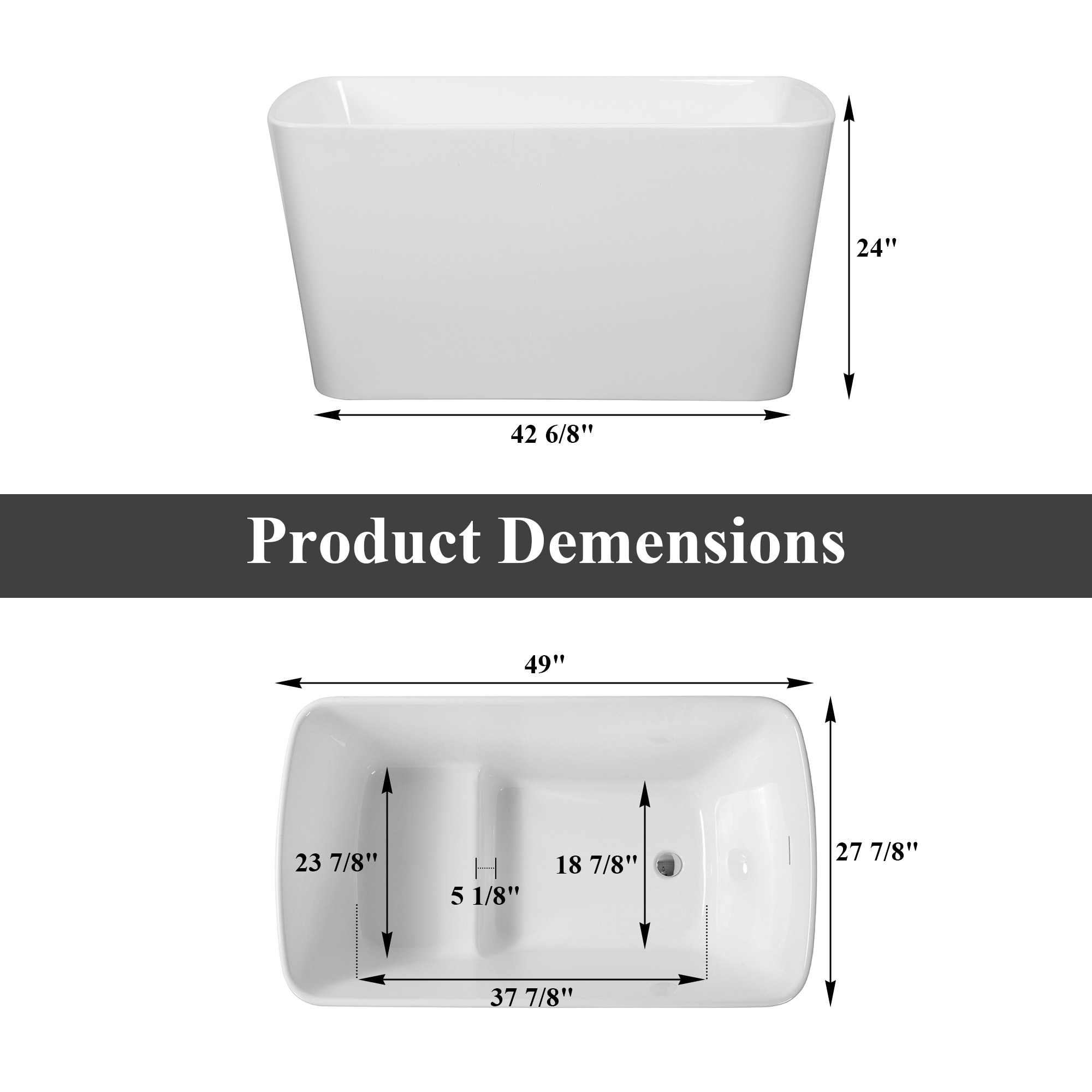CASAINC CA-BT-79228 bathtubs - View #6