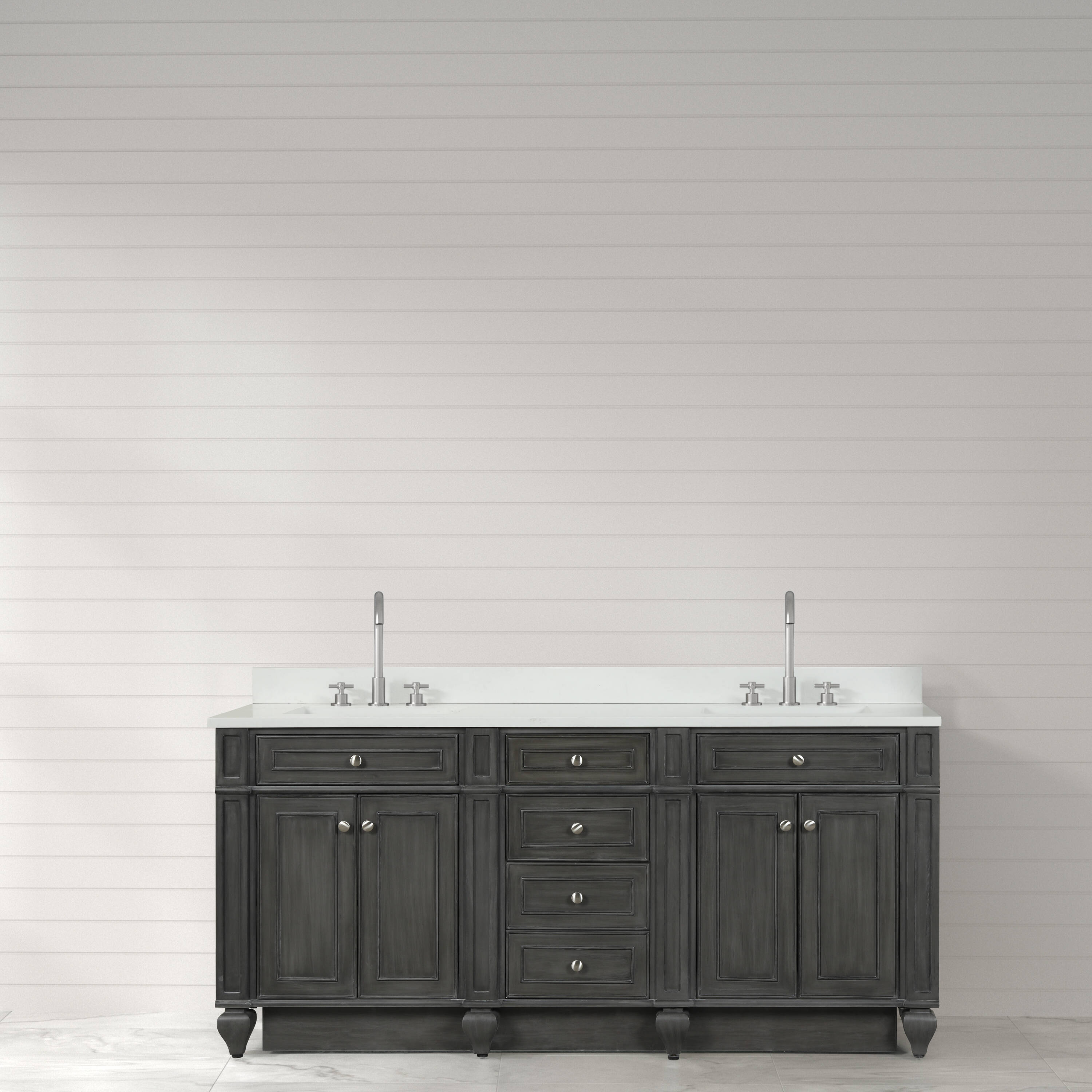 Design Element WN-72-GY Bath-Vanity-Combo - View #4