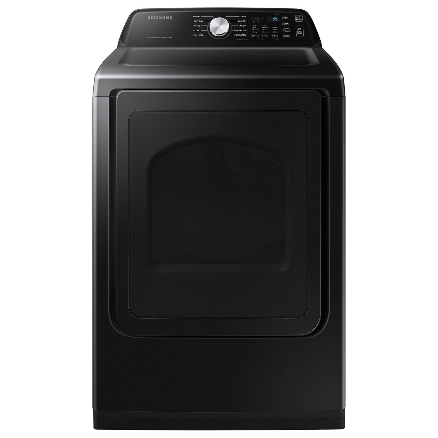 Samsung Samsung Top-Load Washer with Impeller & Vented Electric Dryer Set in Brushed Black