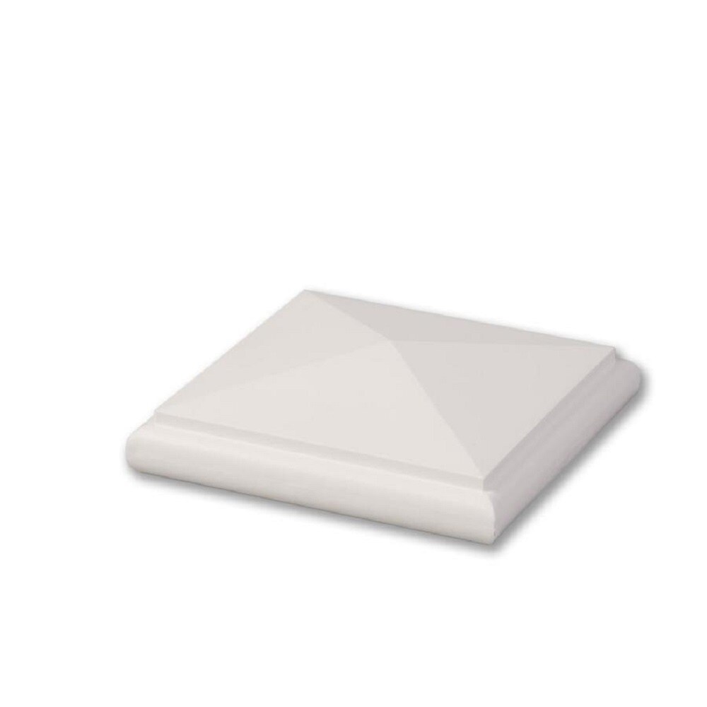 TimberTech A55X55PCAPMW 5-1/2-in x 5-1/2-in Classic Composite Matte White Composite Deck Post Cap