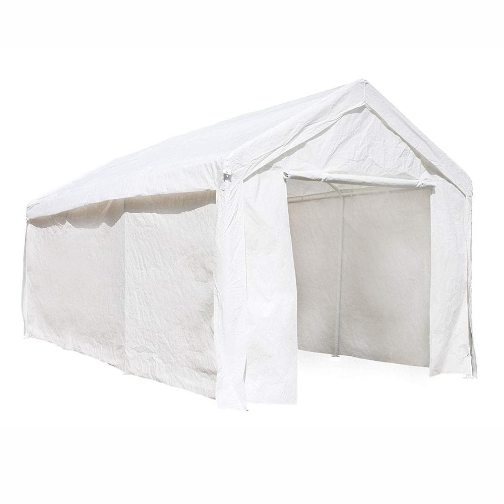 ALEKO ALEKO Heavy Duty Outdoor Canopy Carport Tent - 10 X 20 FT - White ...