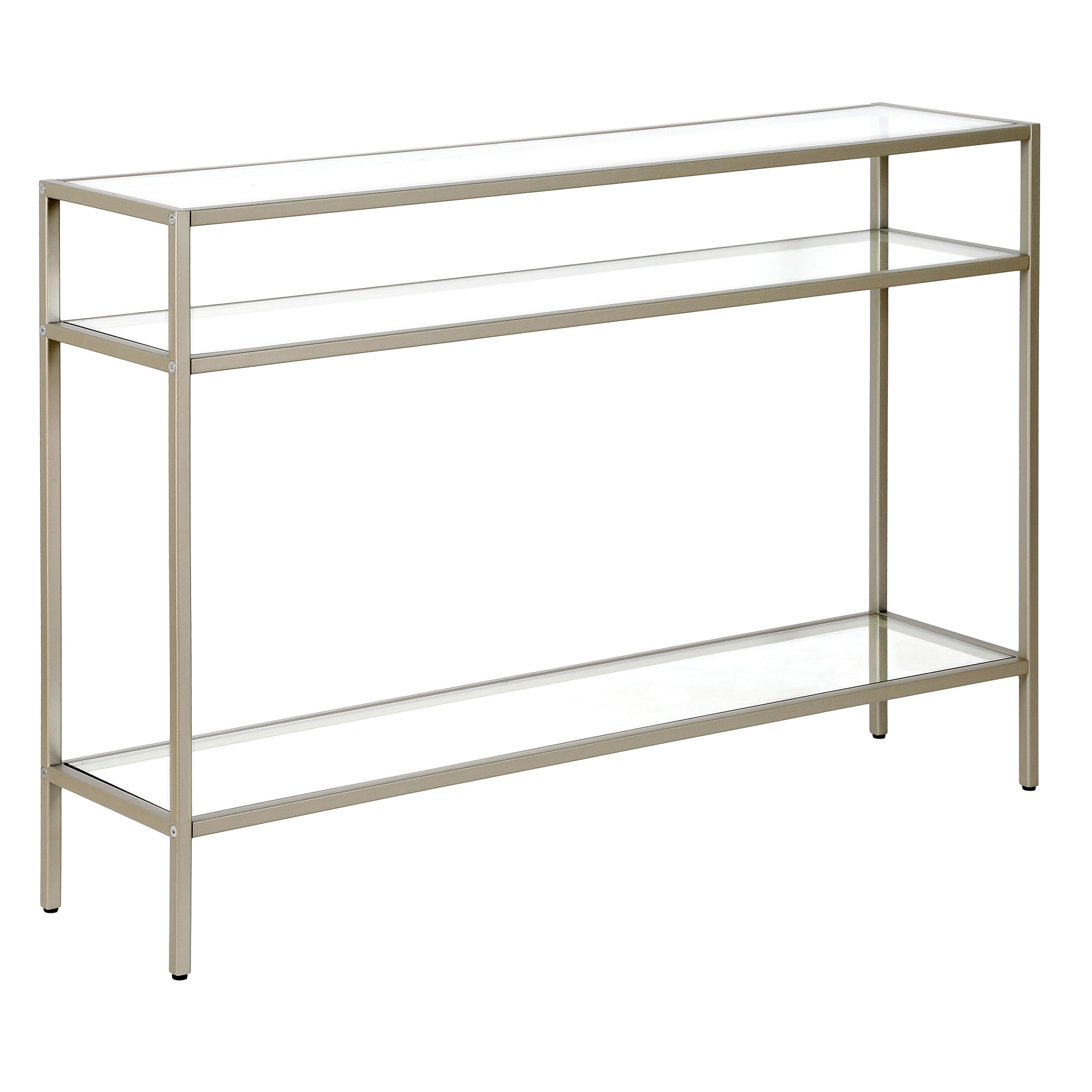 Hailey Home AT0576 Modern Satin Nickel Console table