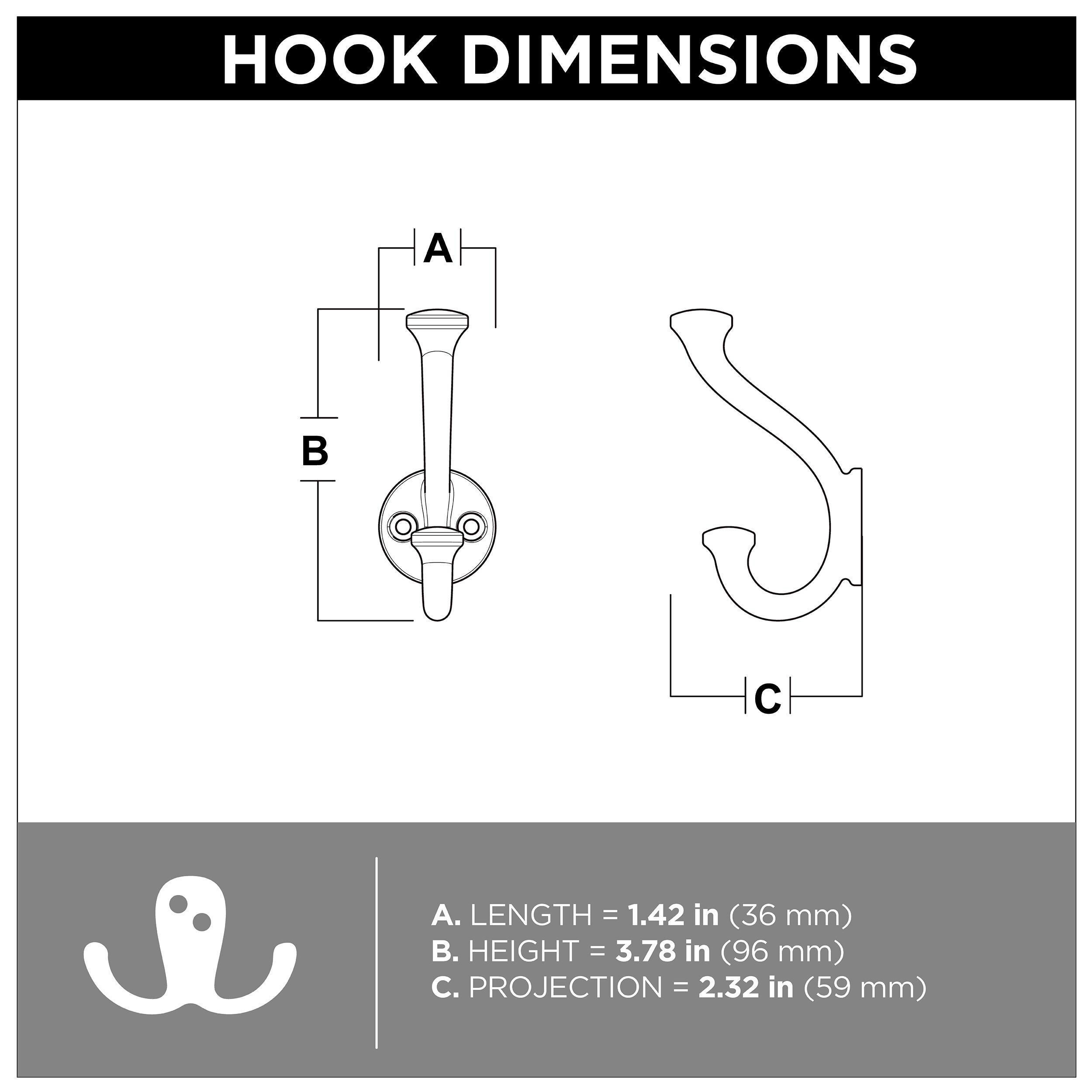 allen + roth B46707W-SN-KT Decorative-Wall-Hooks - View #7