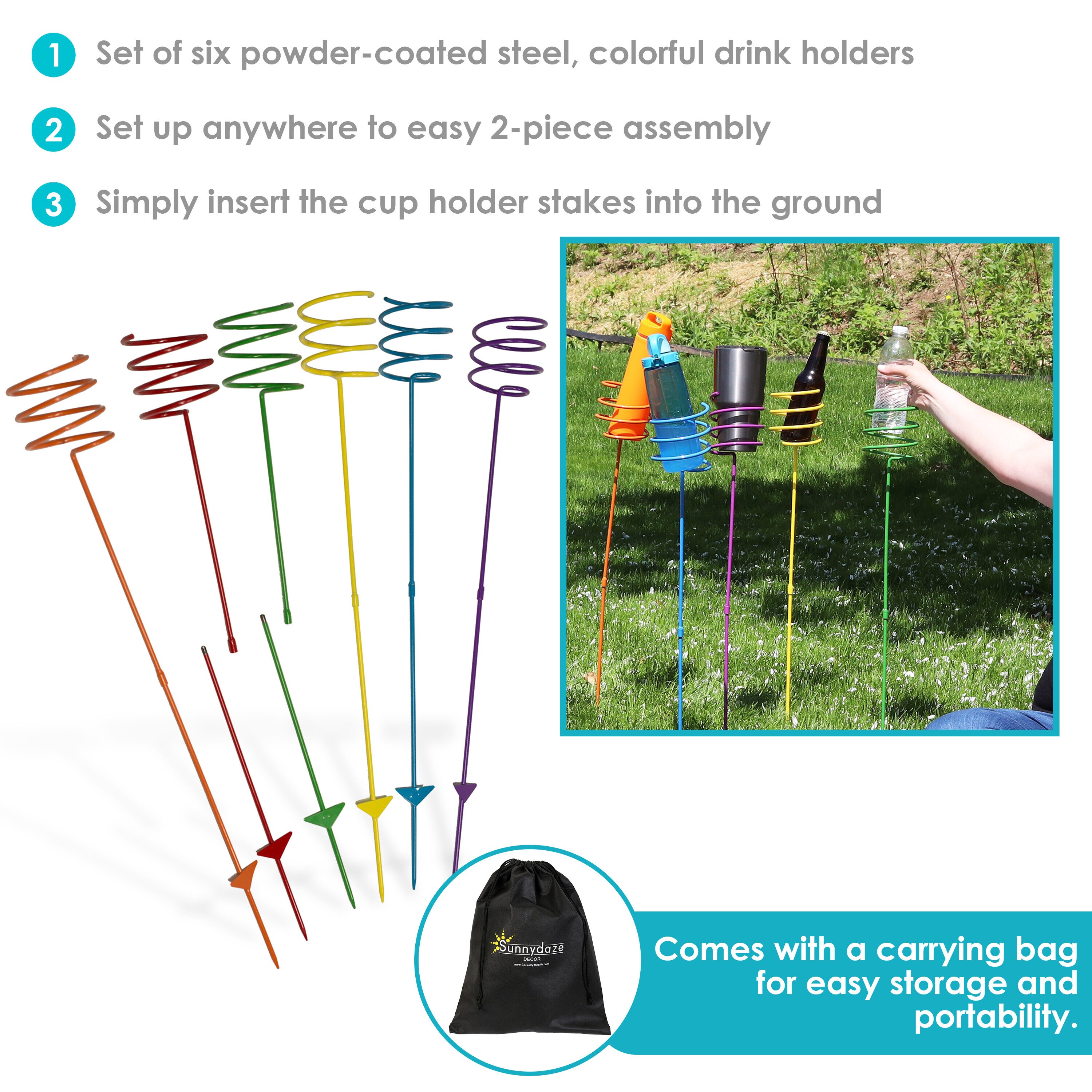 Sunnydaze Decor HMI-284 Drinkware-Accessories - View #7