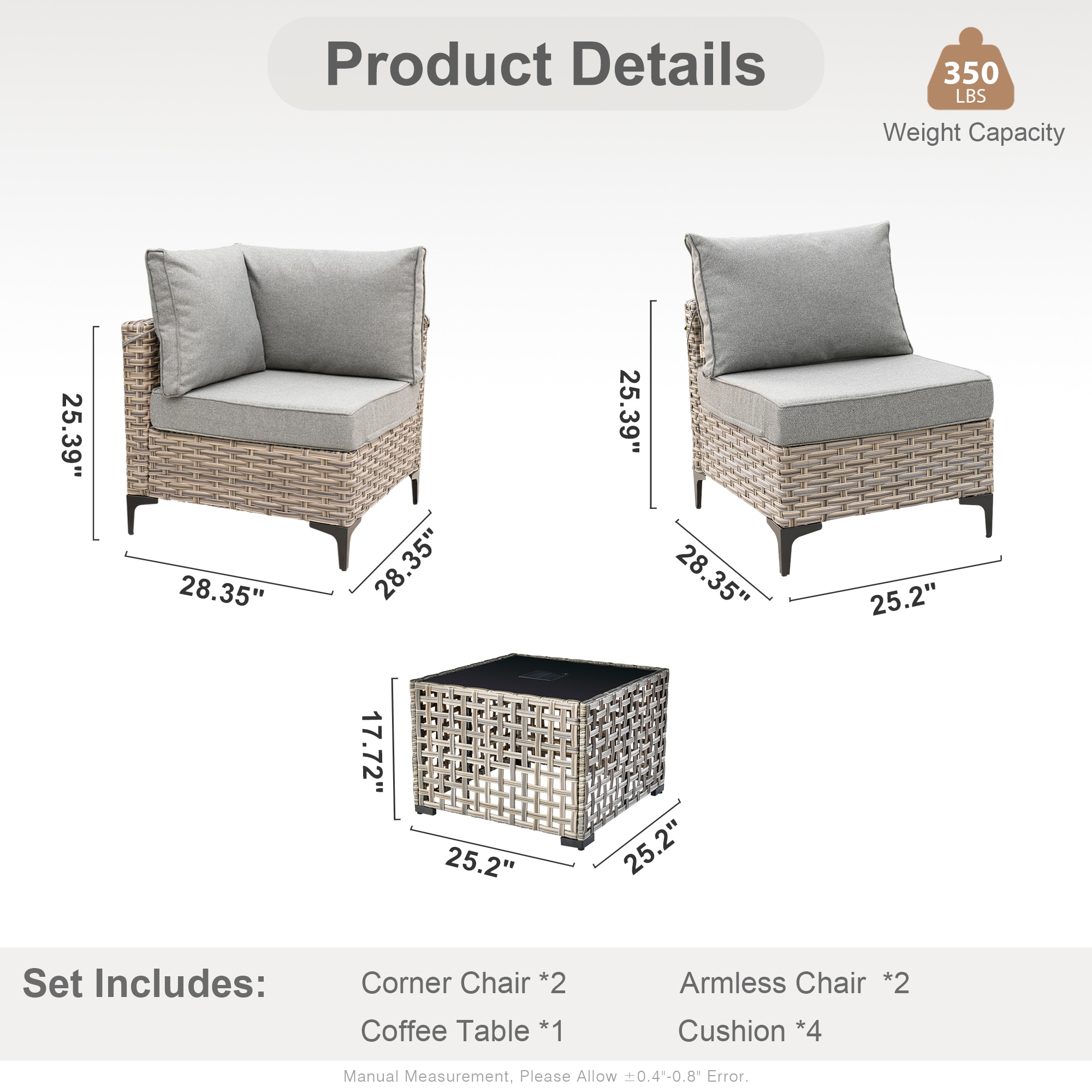 Caodoc L5-SKT205-1 Patio-Sofas-Daybeds - View #8