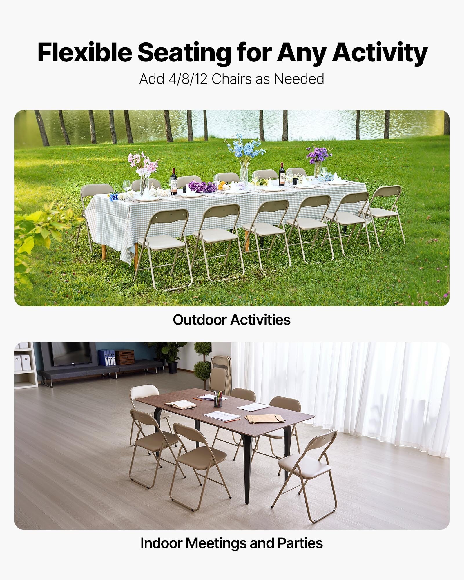 Mecale YAS-DBXLBH Folding-Chairs - View #3