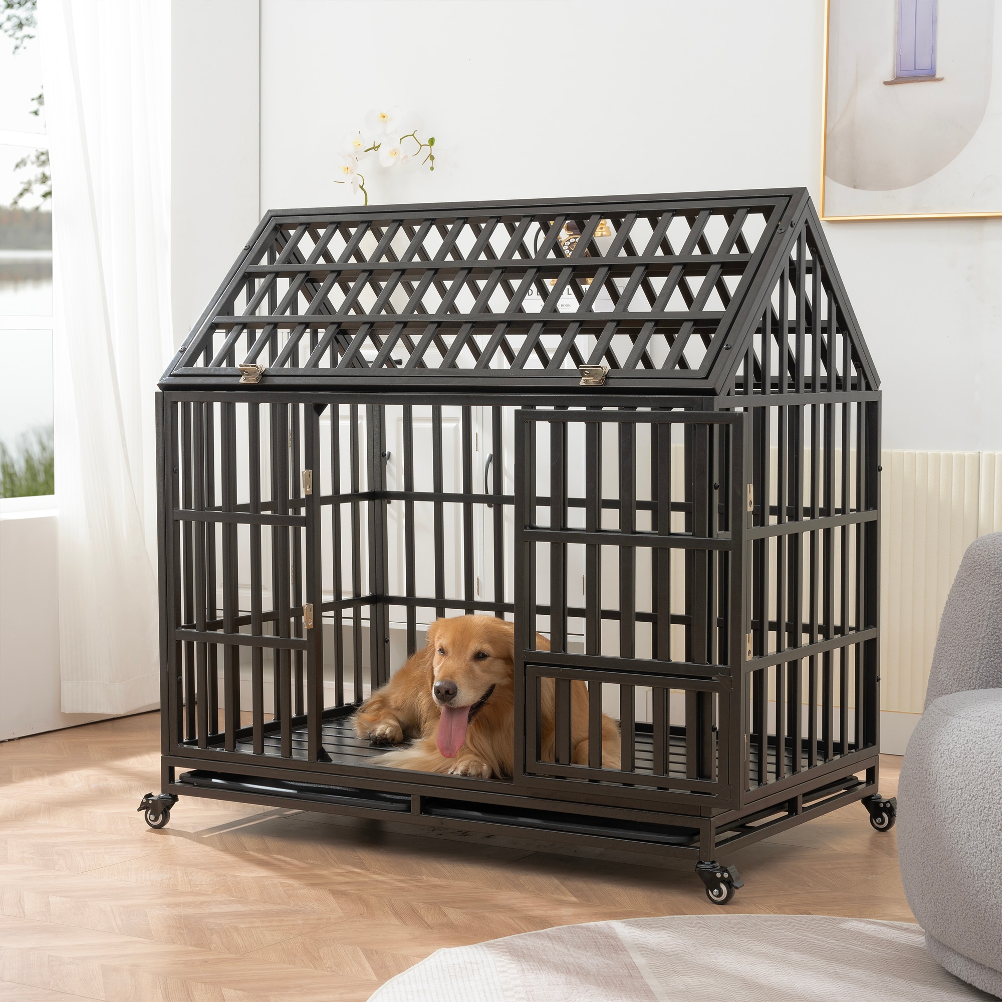 Gaierptone CRXAANEHBFO Pet-Crates-Carriers - View #2