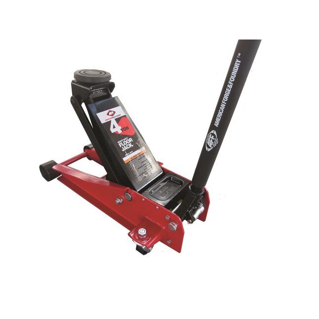 American Forge & Foundry Heavy Duty 4 Ton Floor Jack with Twin Hydraulic  System in the Jacks department at Lowes.com