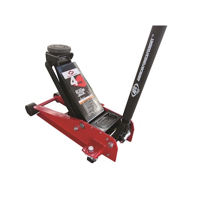 American Forge & Foundry Heavy Duty 4 Ton Floor Jack with Twin Hydraulic  System in the Jacks department at Lowes.com