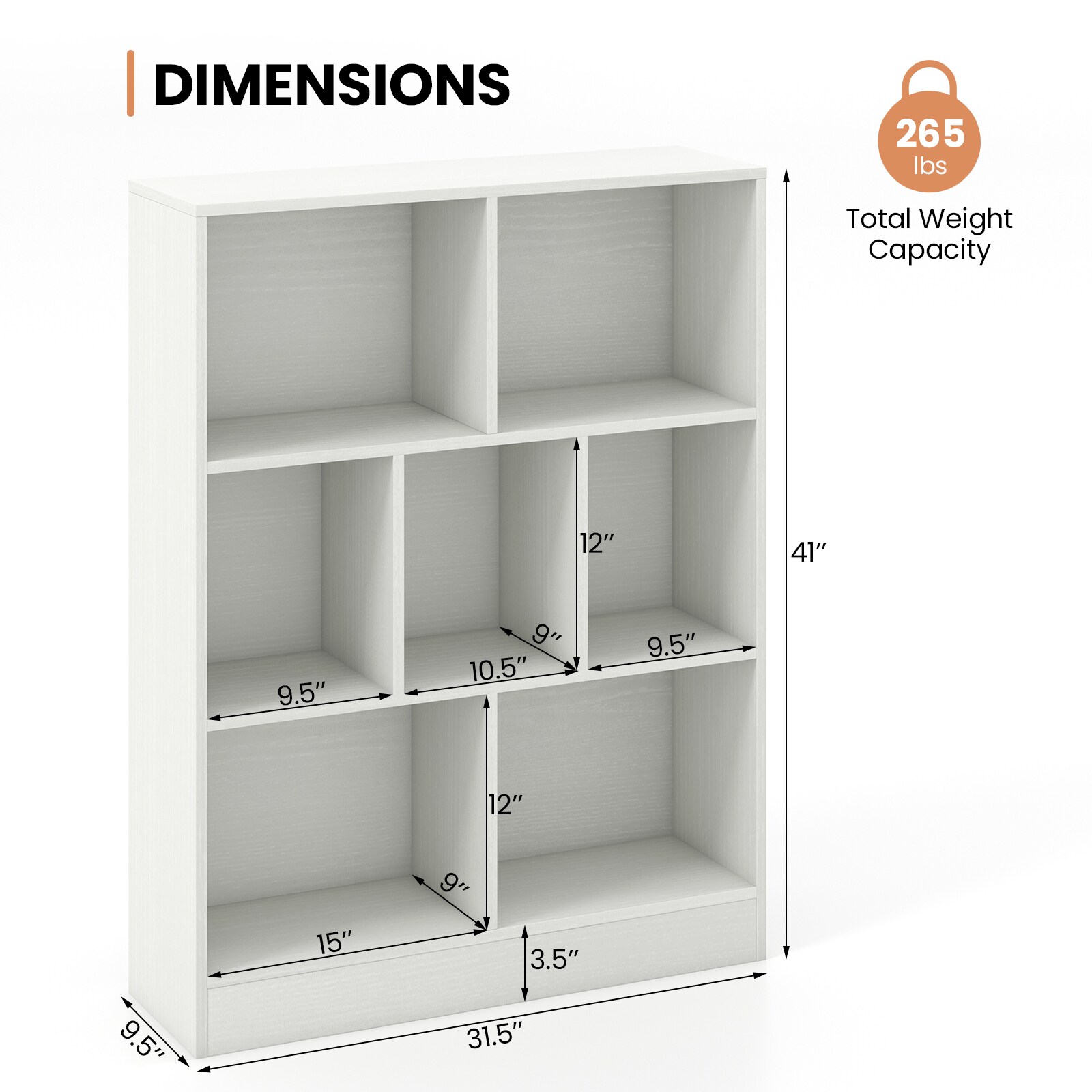 Slickblue D-CO-HW42701BC Kids-Bookcases - View #7