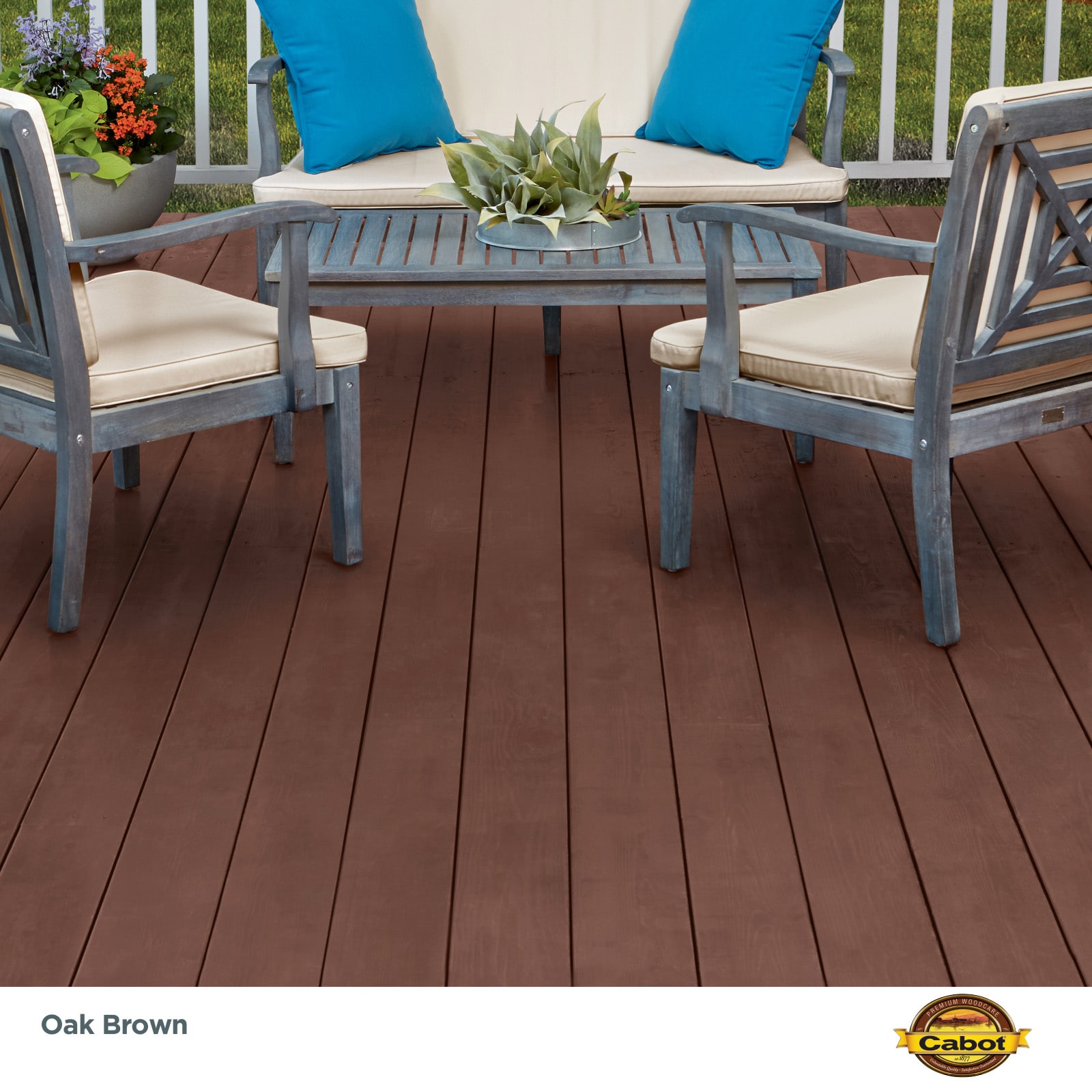 natural oak decking stain