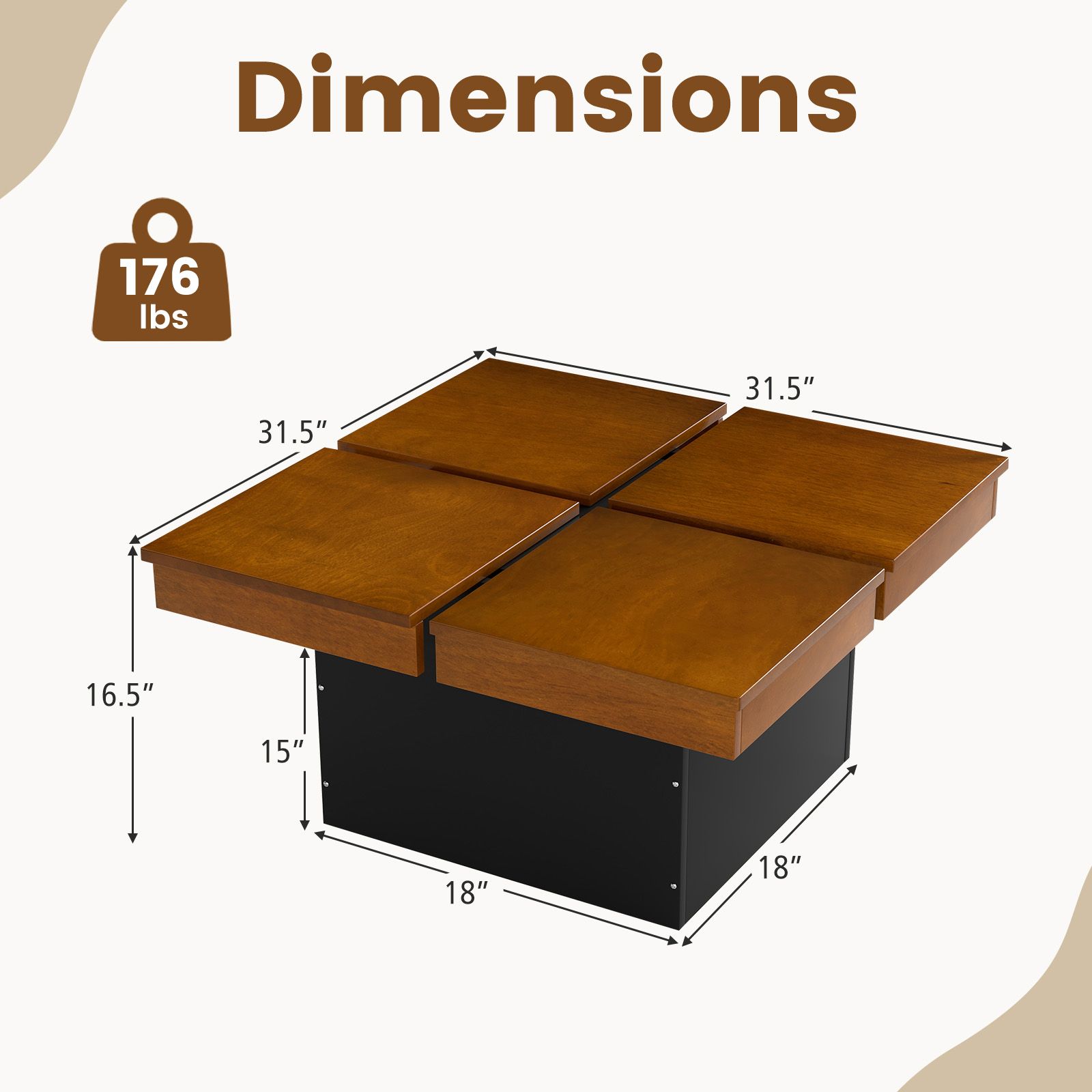Slickblue D-CO-NW16931VJ Coffee-Tables - View #3