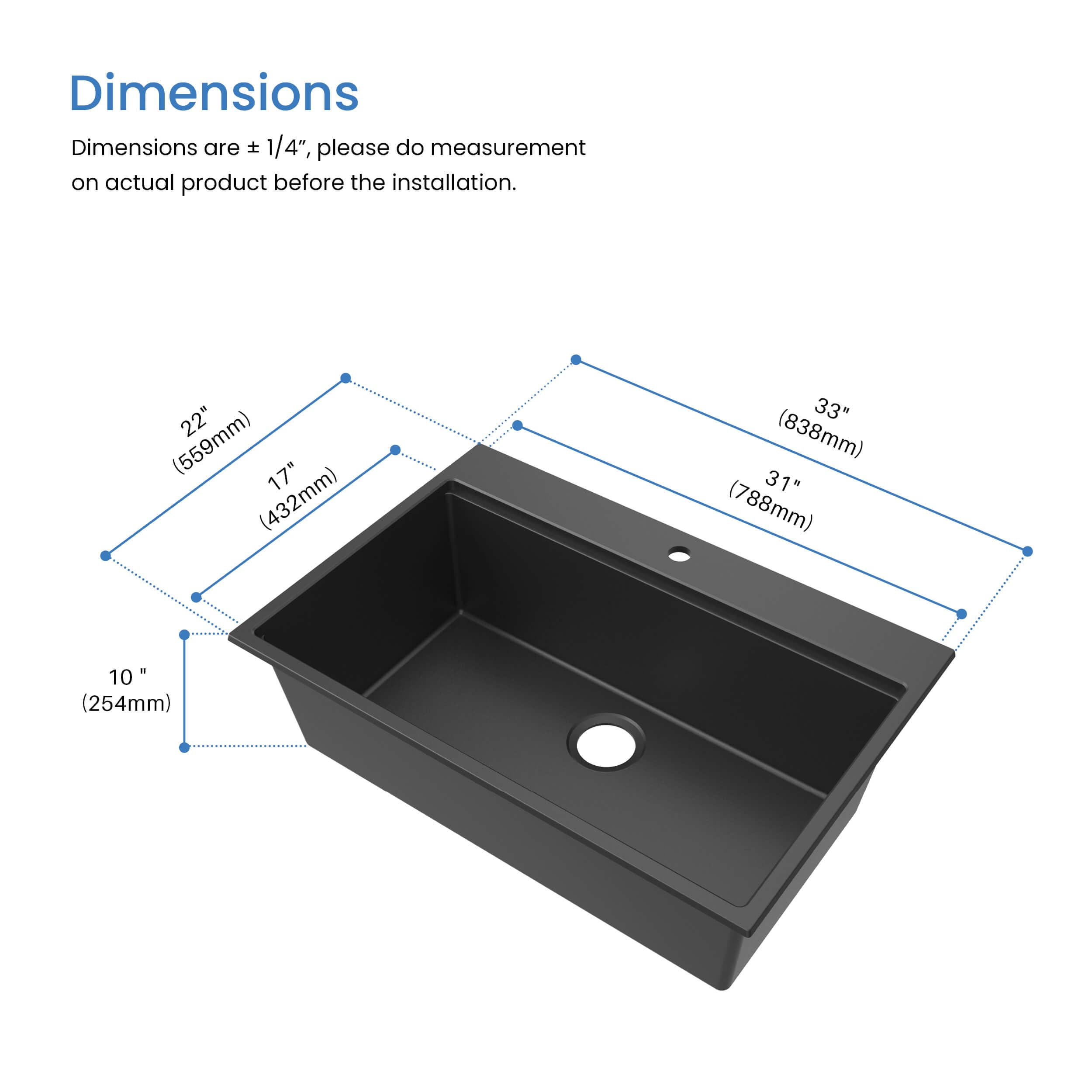 Innobule LS-K4-TS33T Kitchen-Sinks - View #6