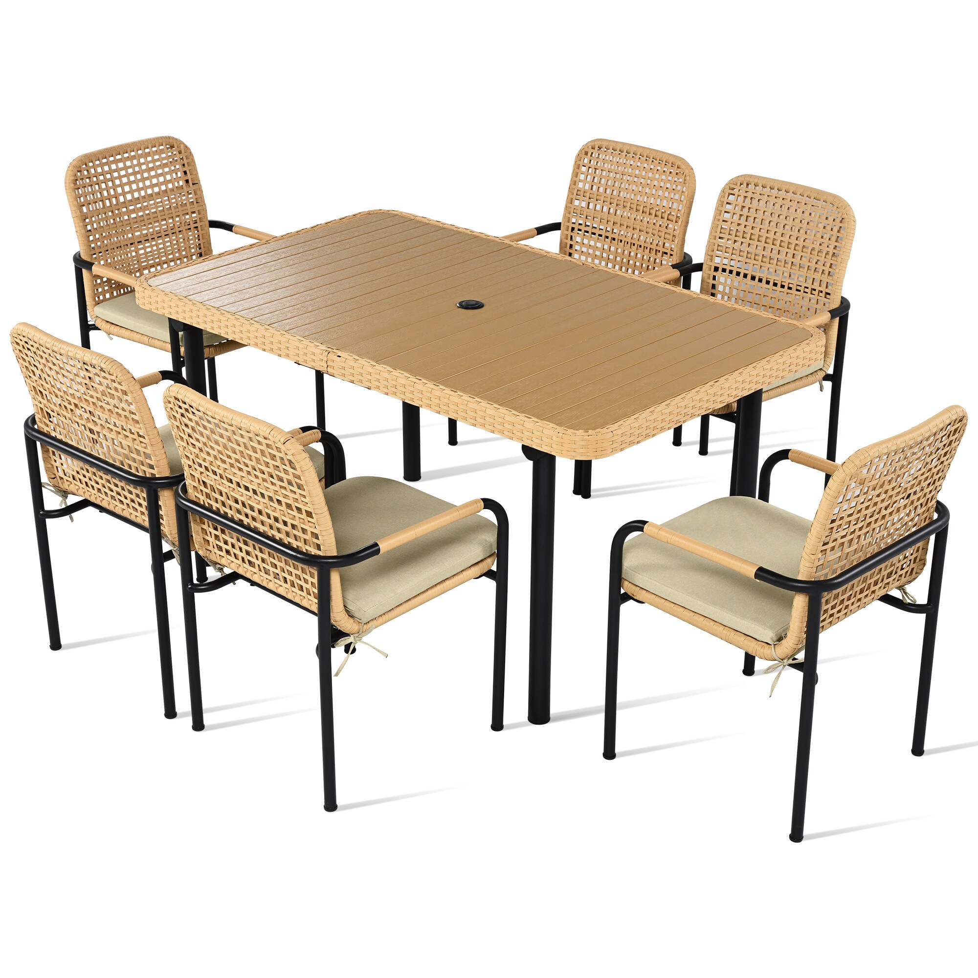 ModernLuxe N704G201248E Patio-Dining-Sets - View #6