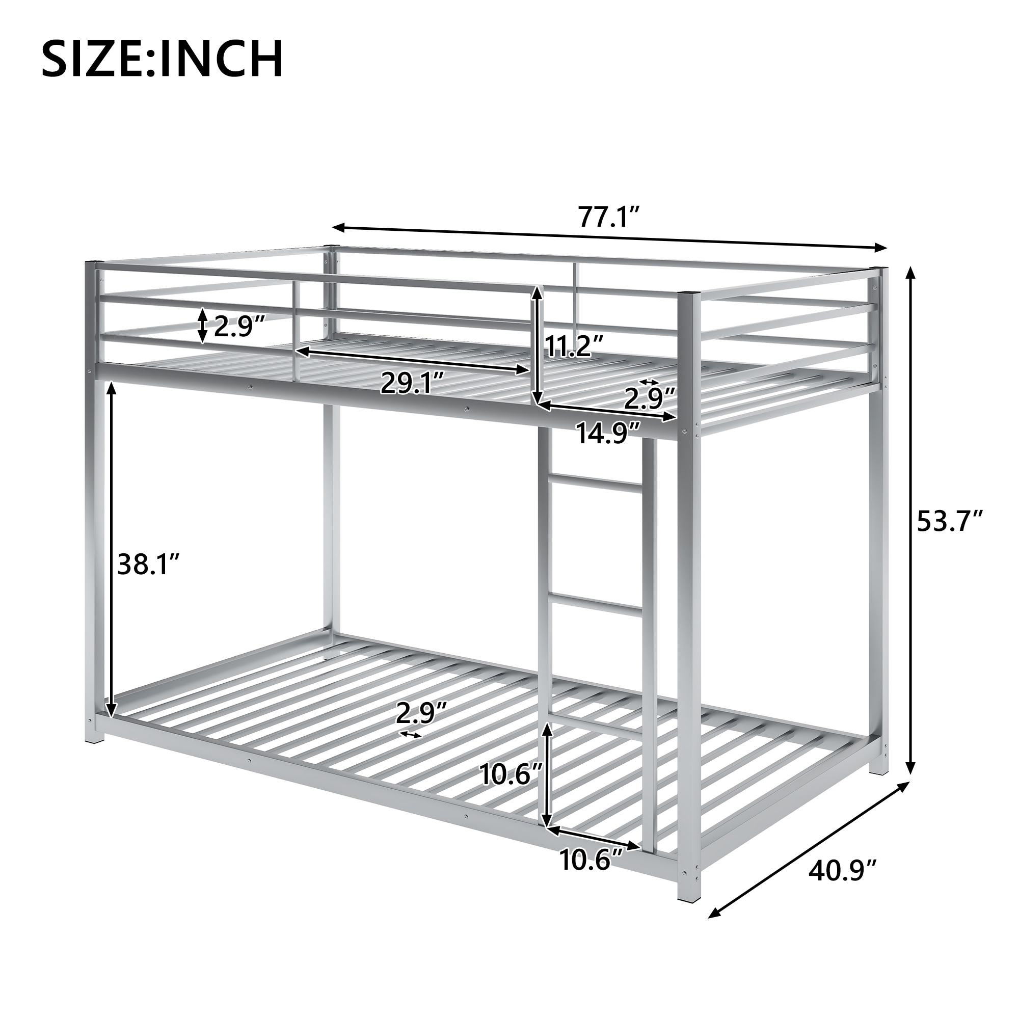 CASAINC WM-SM000204AAB Bunk-Beds - View #8