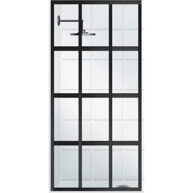 Coastal Shower Doors Gridscape Series, Gridscape Sliding Shower Door
