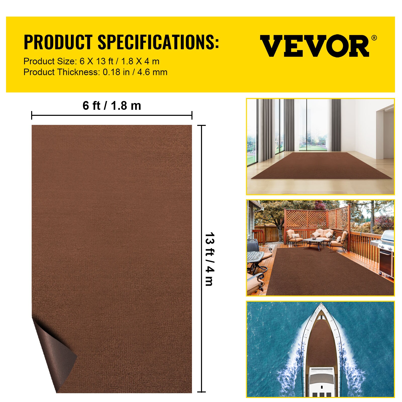 VEVOR JZXWDTSZ1.84ML0EVV0 Carpet-Panel - View #8