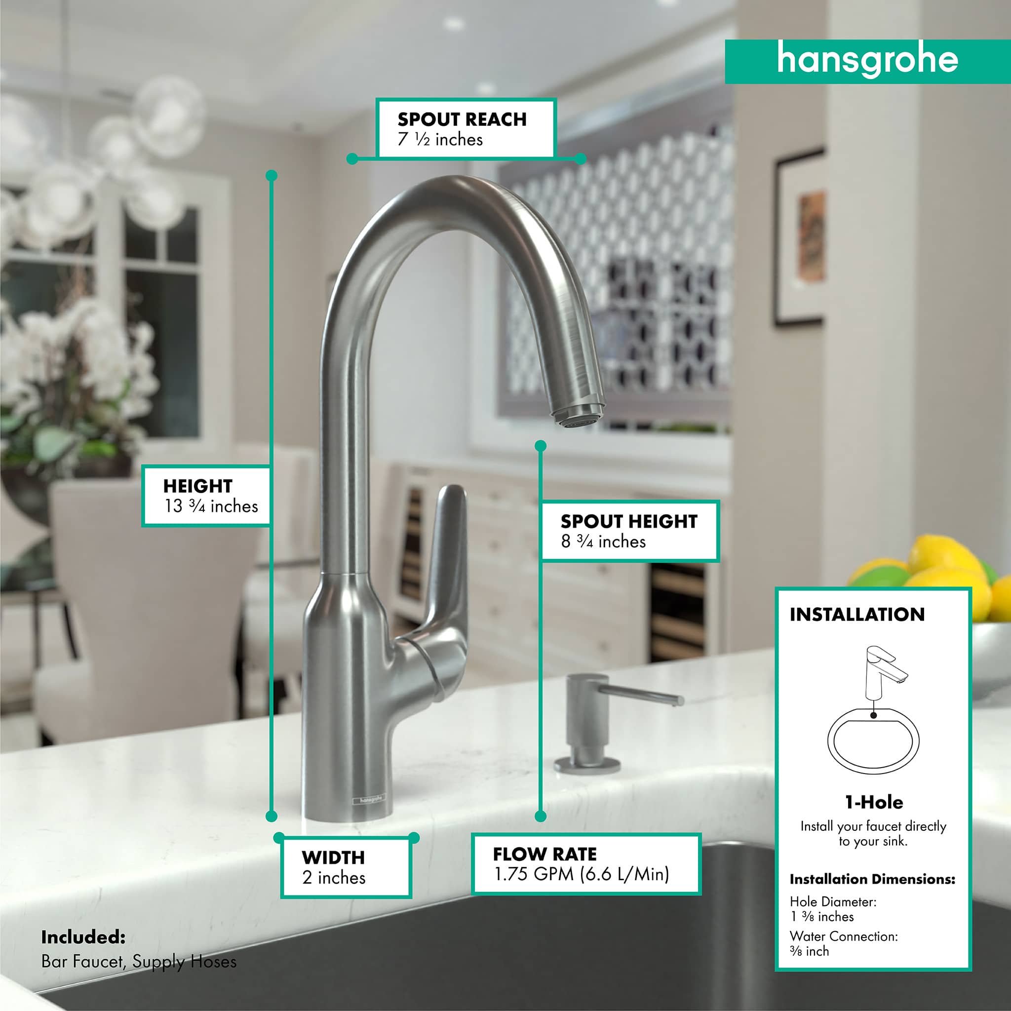 Hansgrohe 71802801 Kitchen-Faucets - View #4