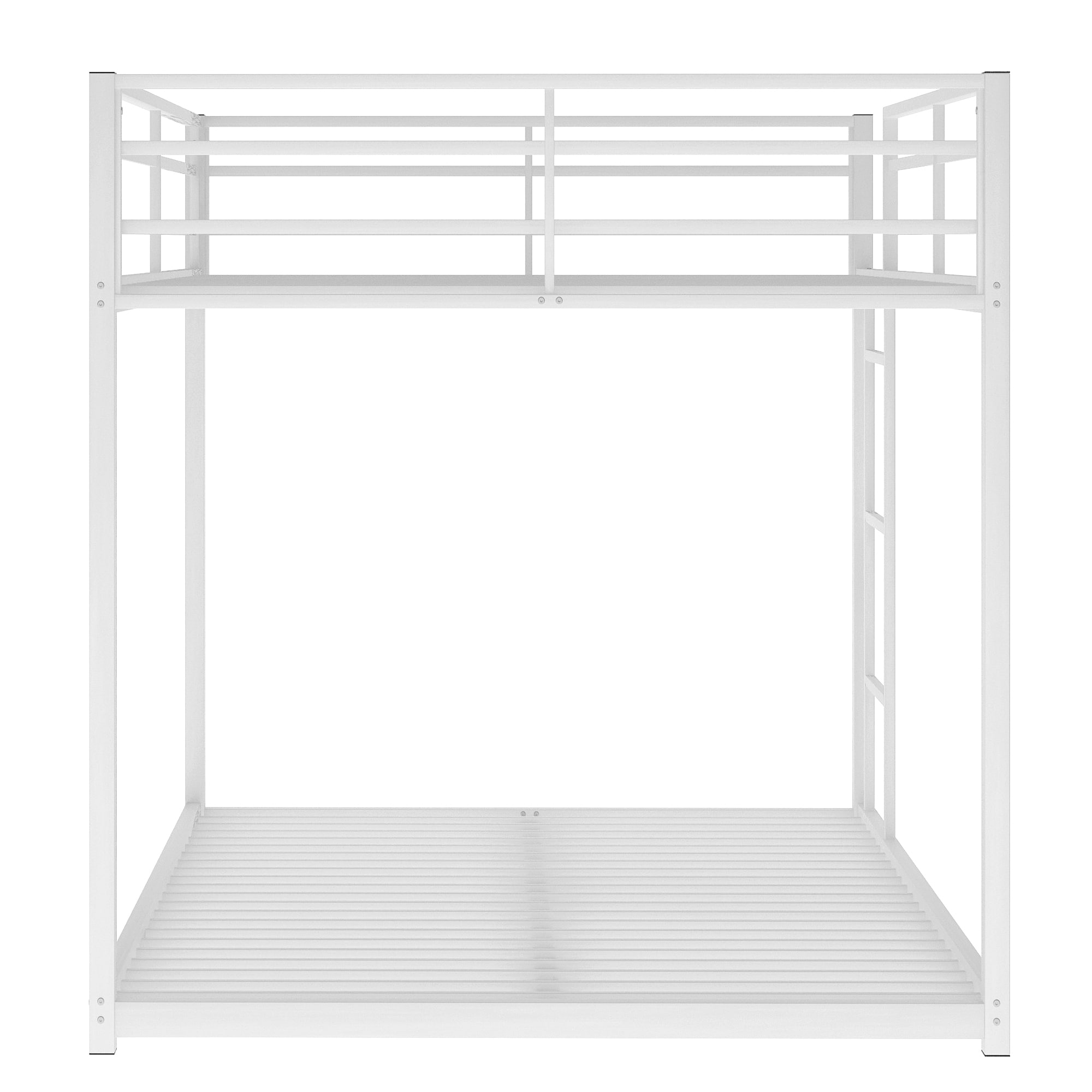 Sumyeg Twin over twin bunk bed White Twin Over Twin Bunk Bed in the ...