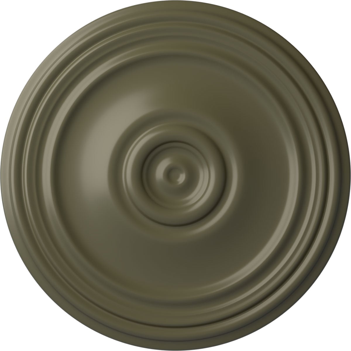 Ekena Millwork CM21REPTF Reece 21-in W x 21-in L Painted Turtle Polyurethane Whole Ceiling Medallion