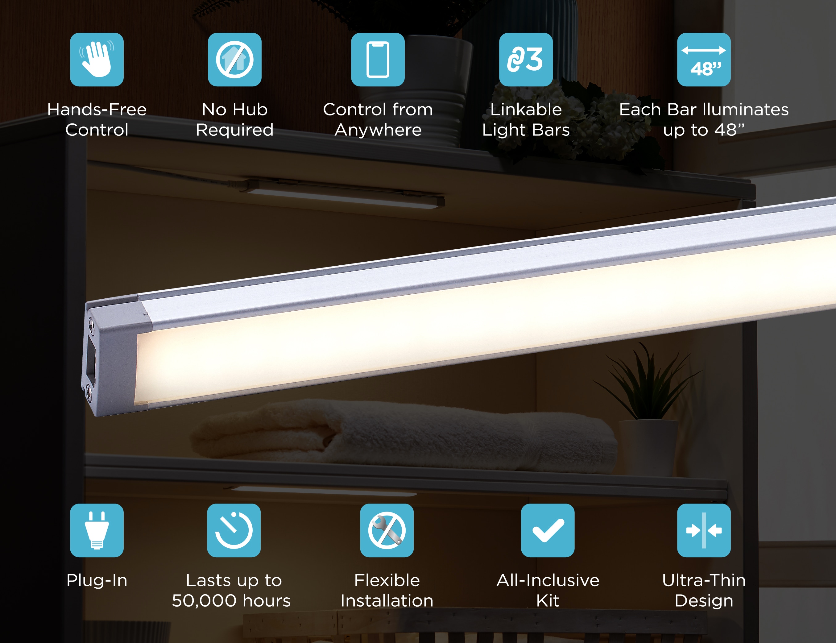 BLACK+DECKER LEDUC24-1CCT-ACK Led-Cabinet-Lighting - View #6