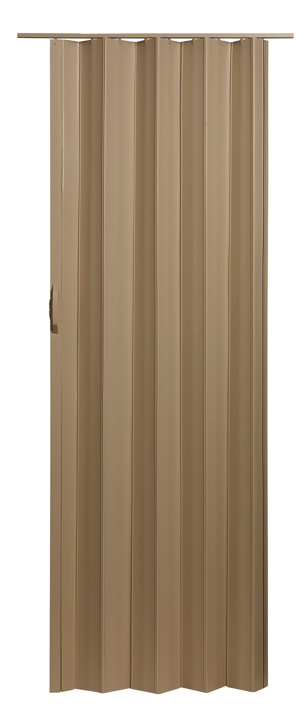 Spectrum SI3680TB Sienna 36-in x 80-in Reversible/Universal Handing Timber beige PVC Accordion Door ( Hardware Included )