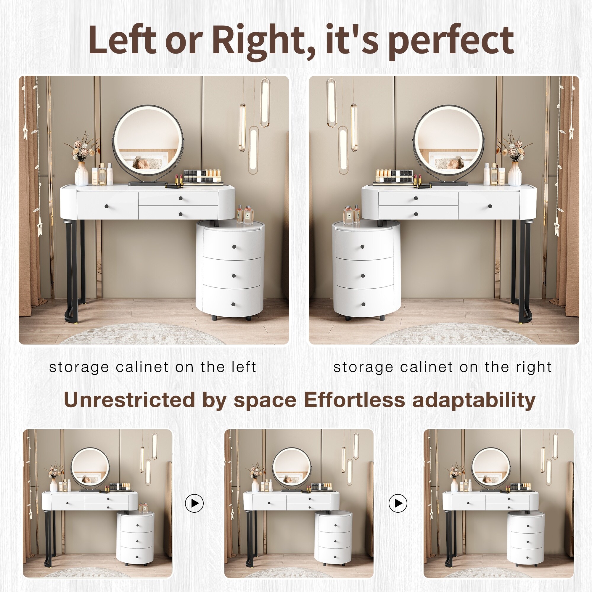 Vorene J-R9PJEY74COMF Bedroom-Vanities - View #6