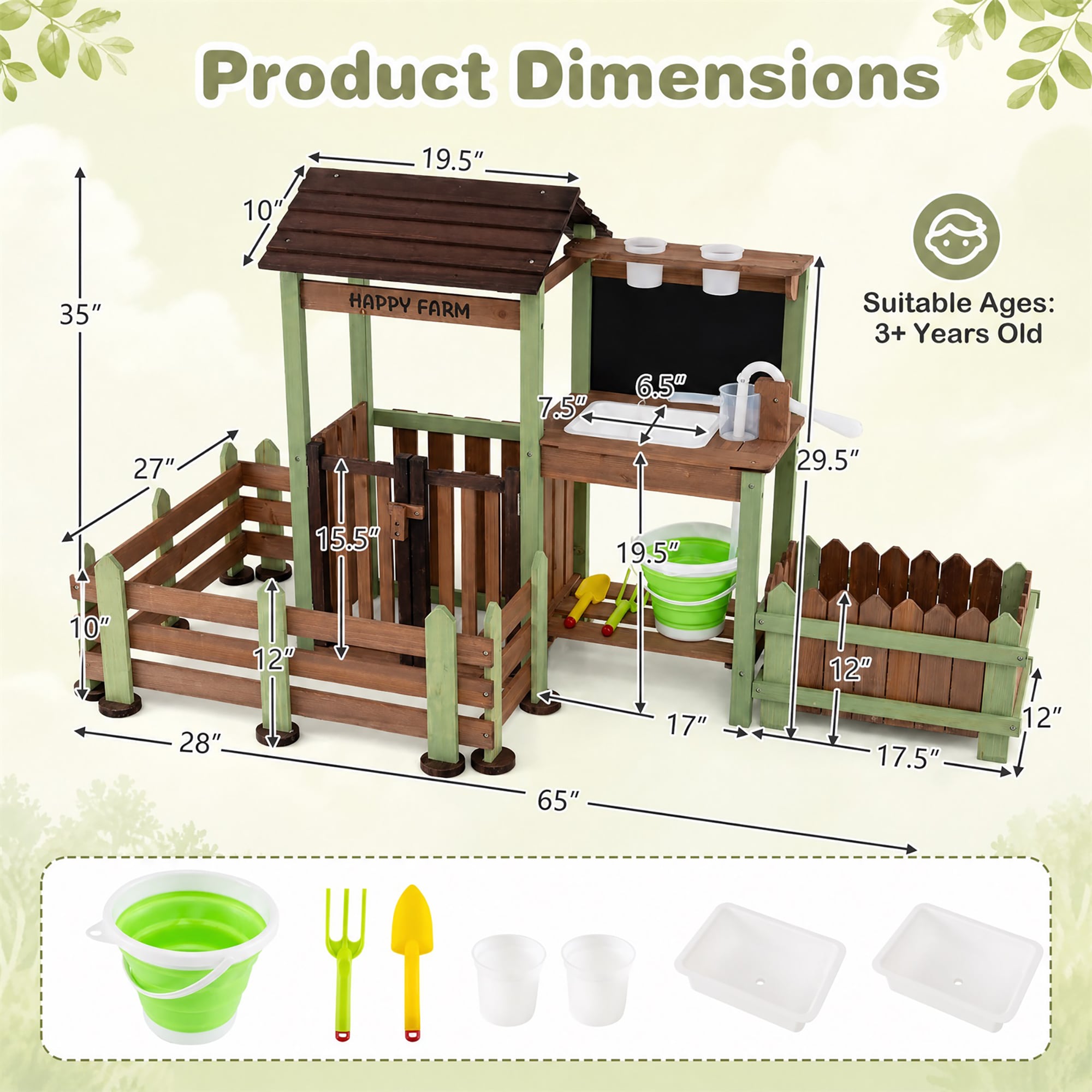 Costway HCST15614 Play-Toys - View #2